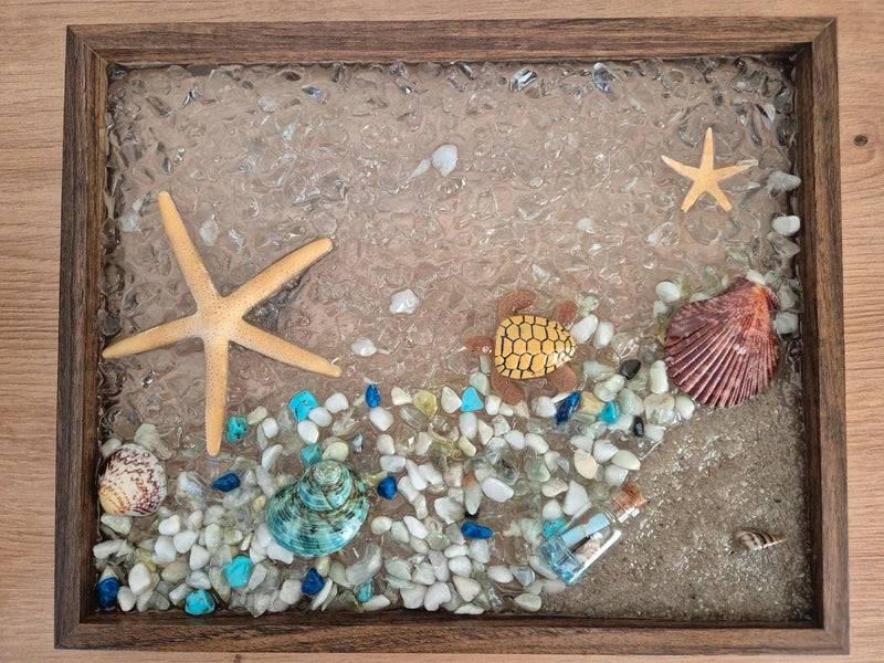Resin Frame Sea Scene