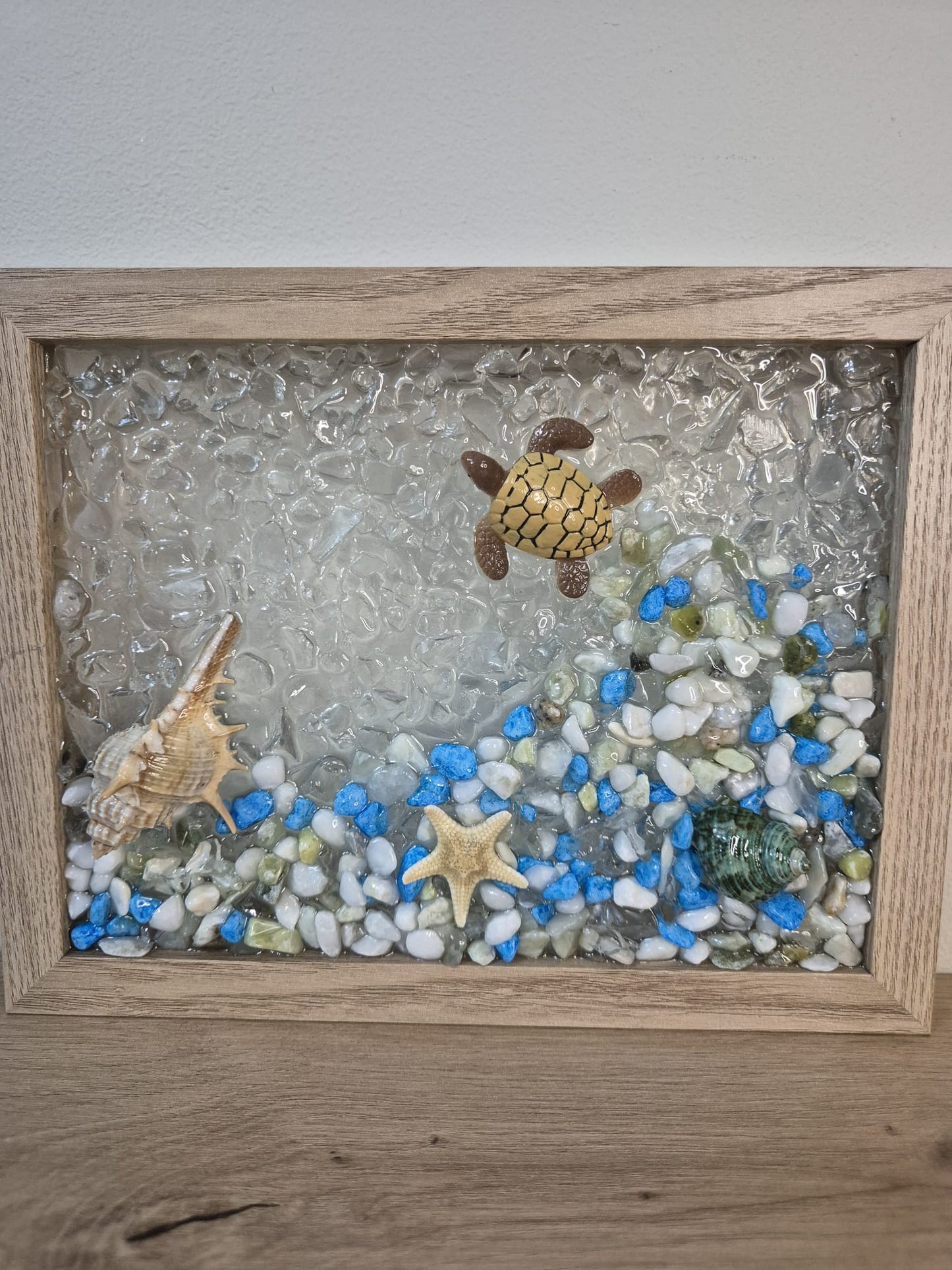 Resin Frame Sea Scene