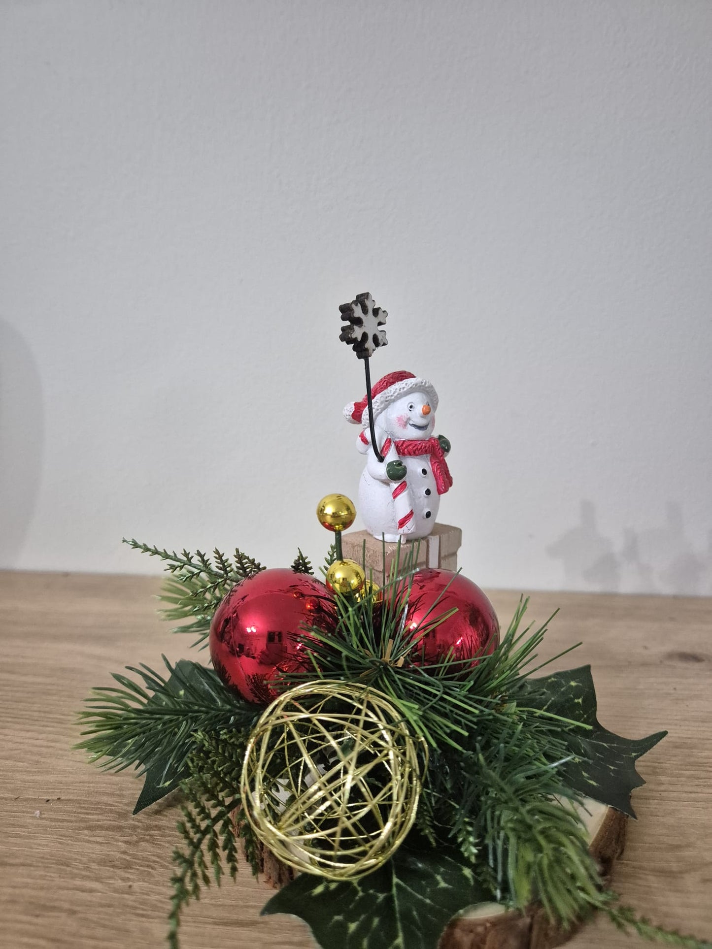 Handmade Small Christmas centrepiece decorations