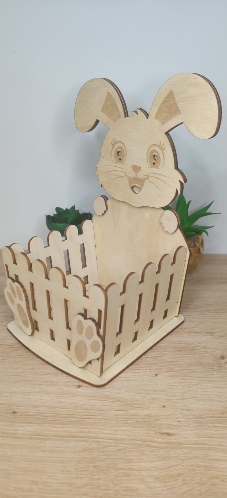 Easter Bunny Wooden Box