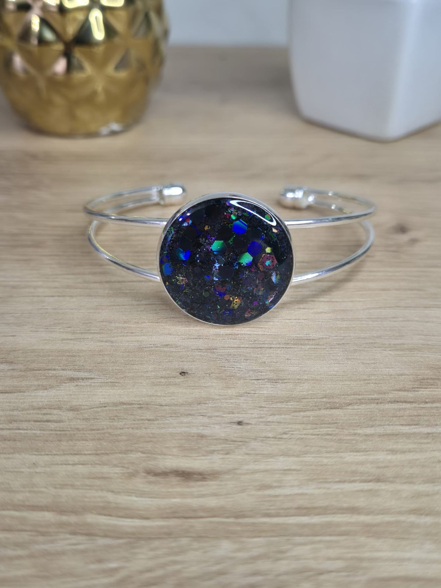 Resin Bangle Bracelet