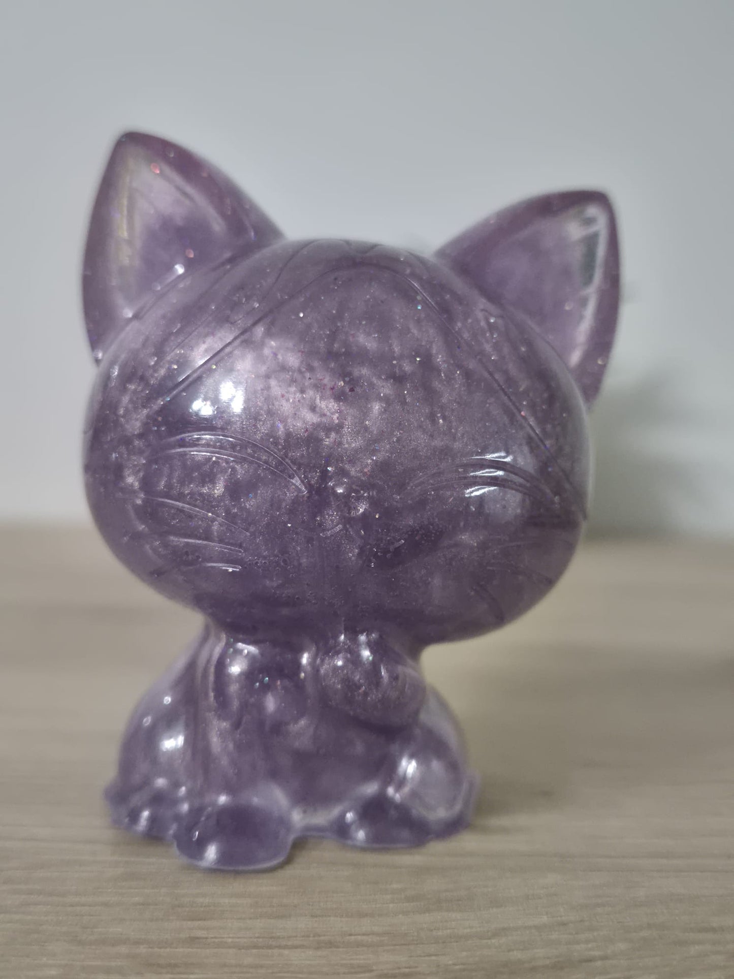 Handmade Resin Cat Figure