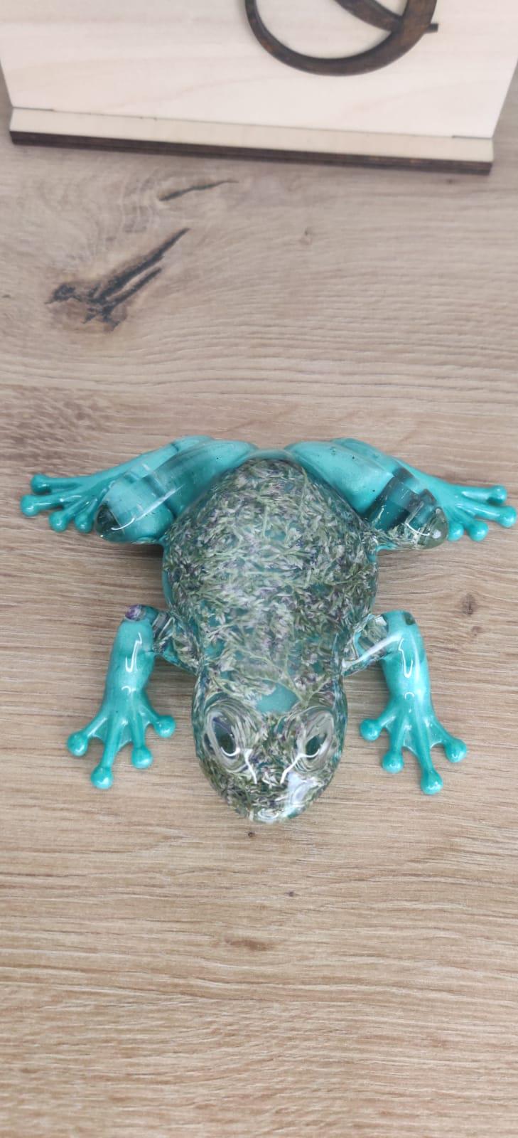 Handmade Resin Frog