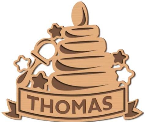 Personalized Kids Laser Cut Sign