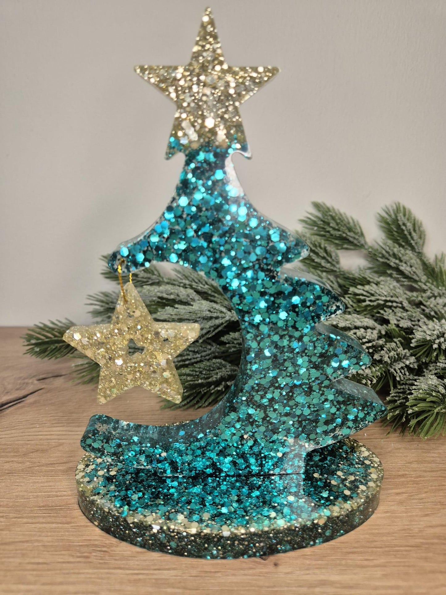 Christmas Tree Centrepiece Resin Decoration