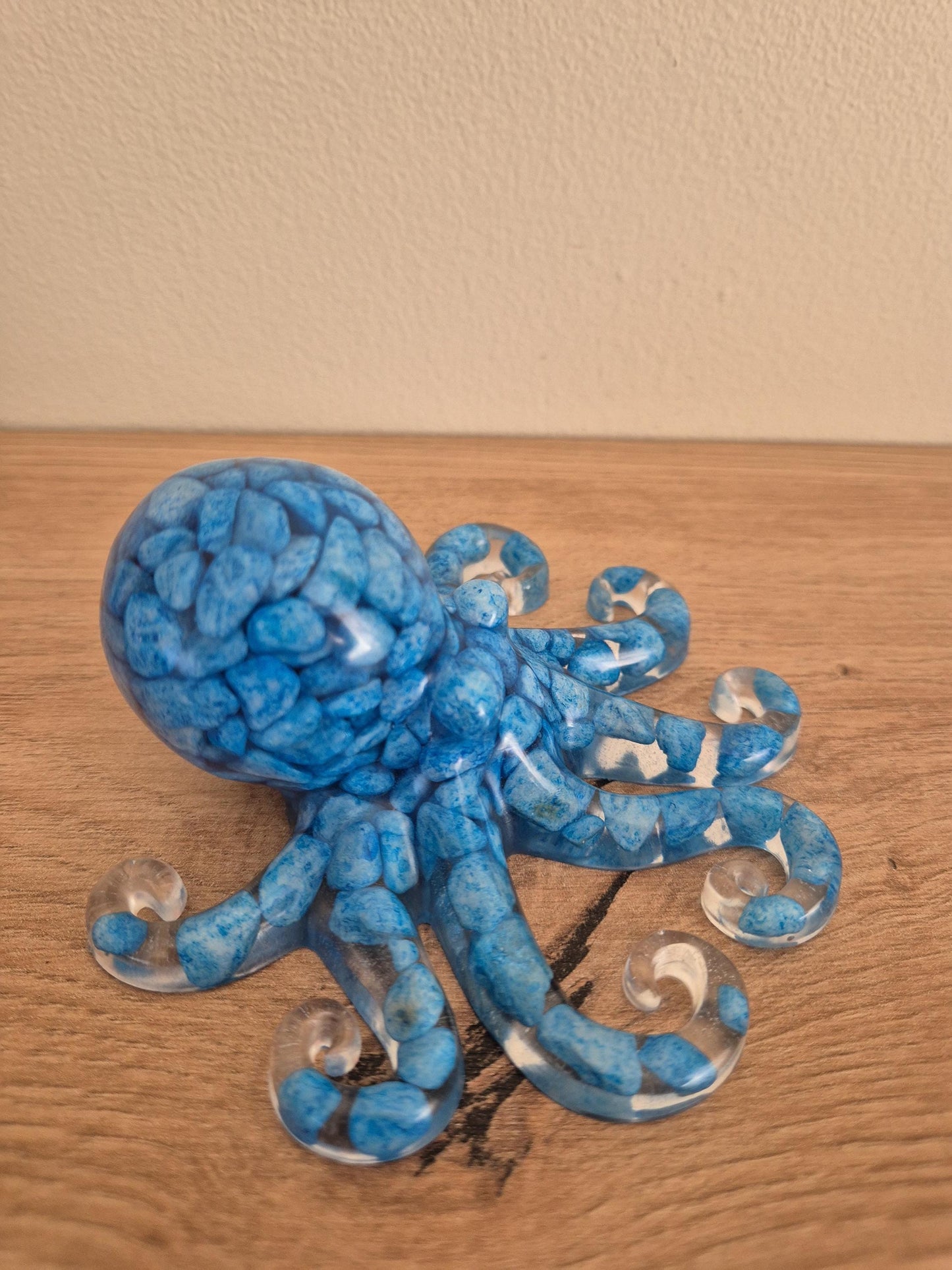 Handmade resin octopus