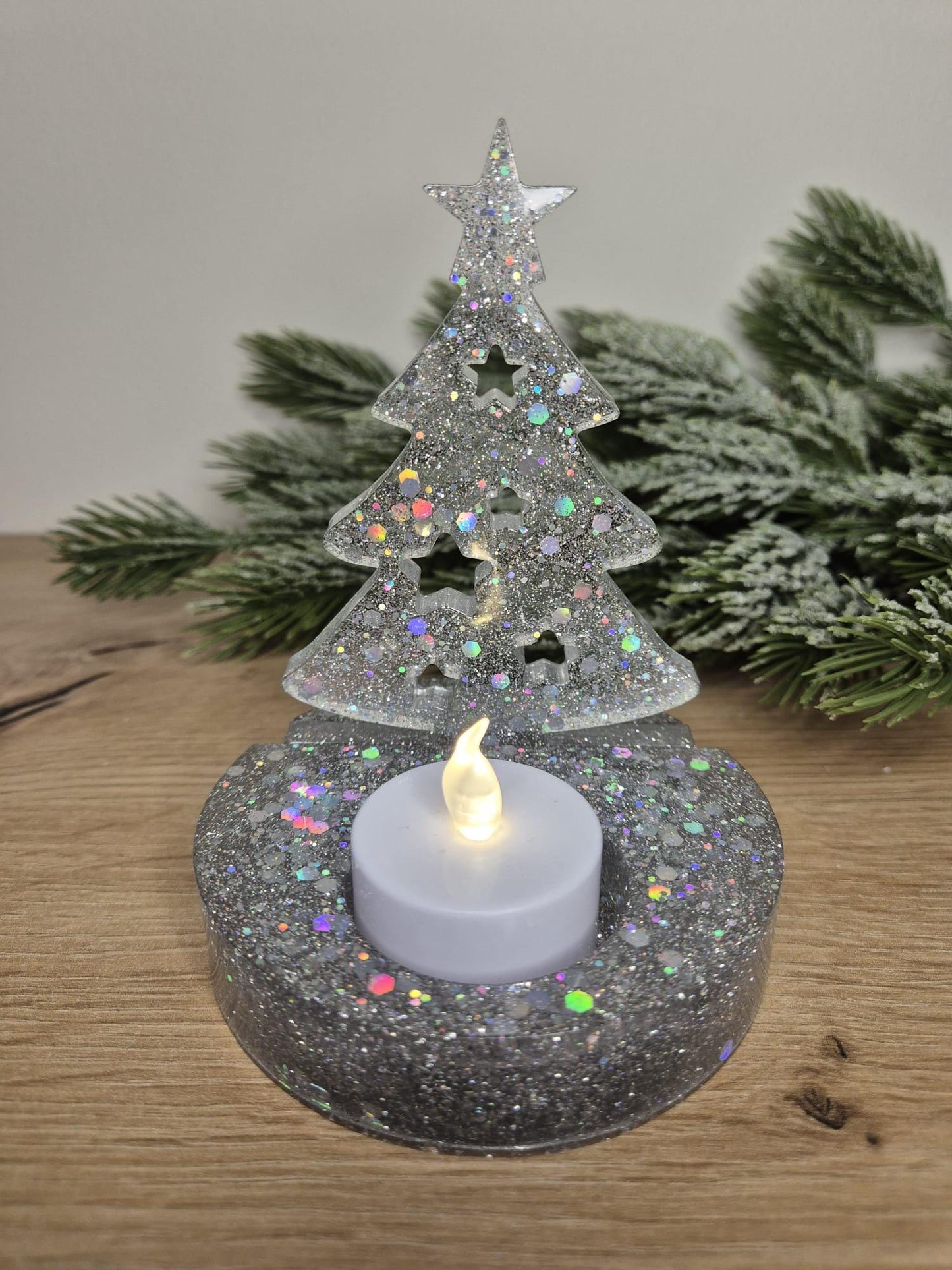 Christmas Tree Tealight holder Decoration