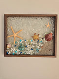Resin Frame Sea Scene