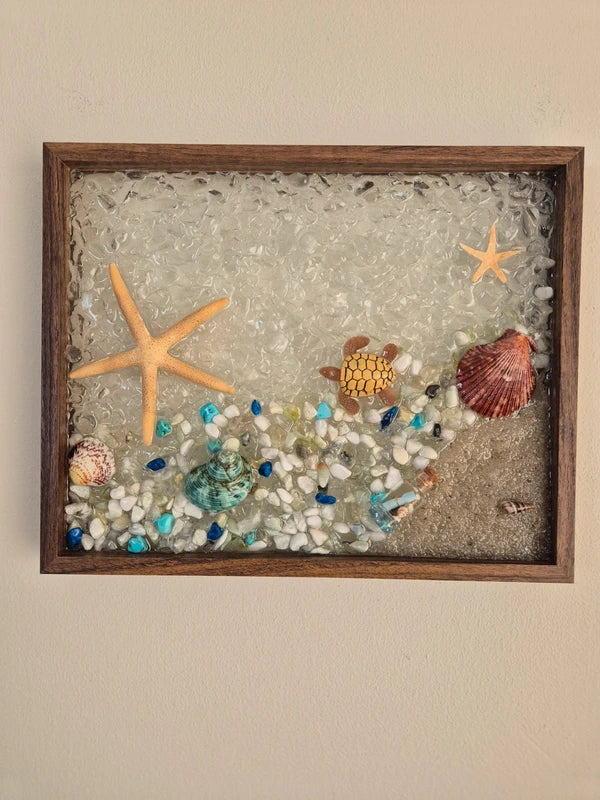 Resin Frame Sea Scene