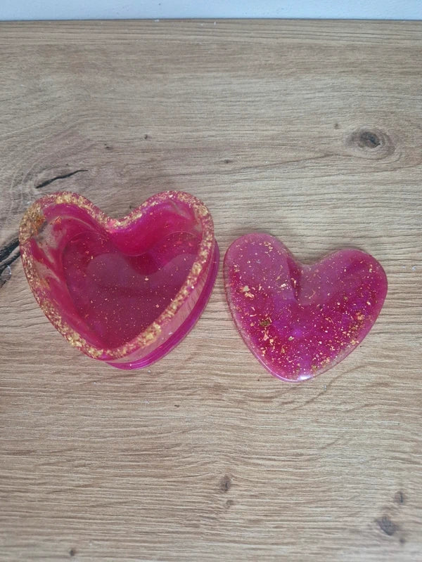 Resin Heart Box