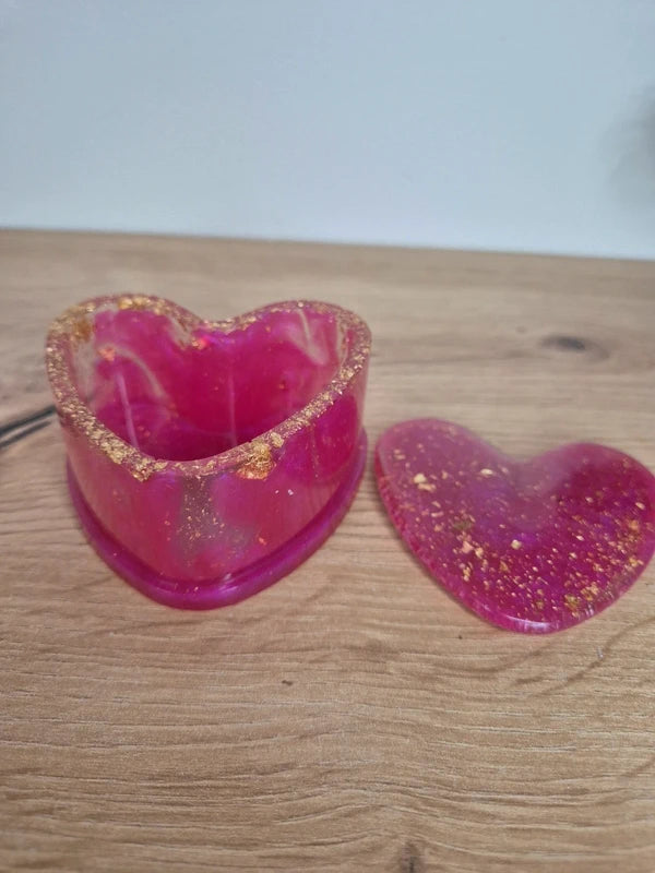 Resin Heart Box