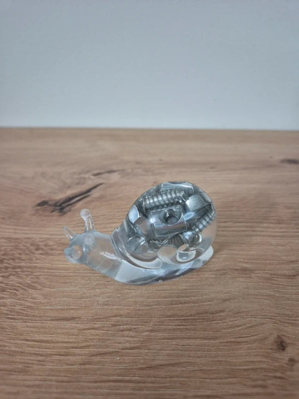 Handmade Resin Snail