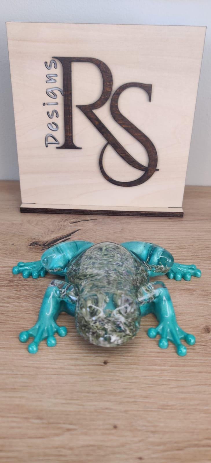 Handmade Resin Frog