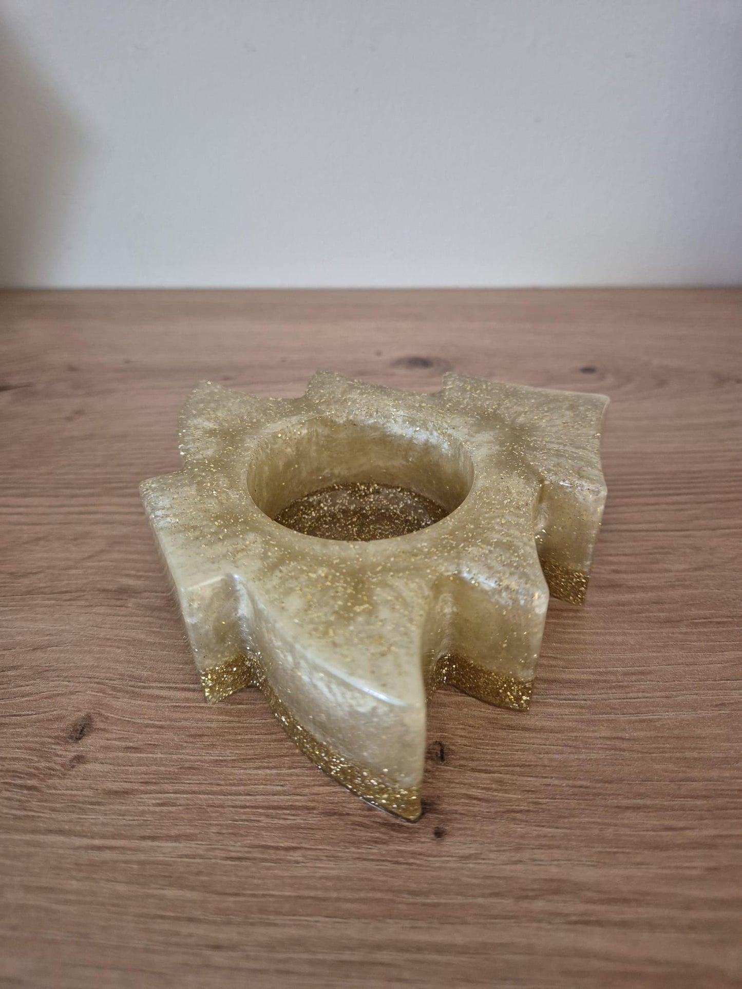 Handmade resin Christmas Tree Tealight holder Decoration