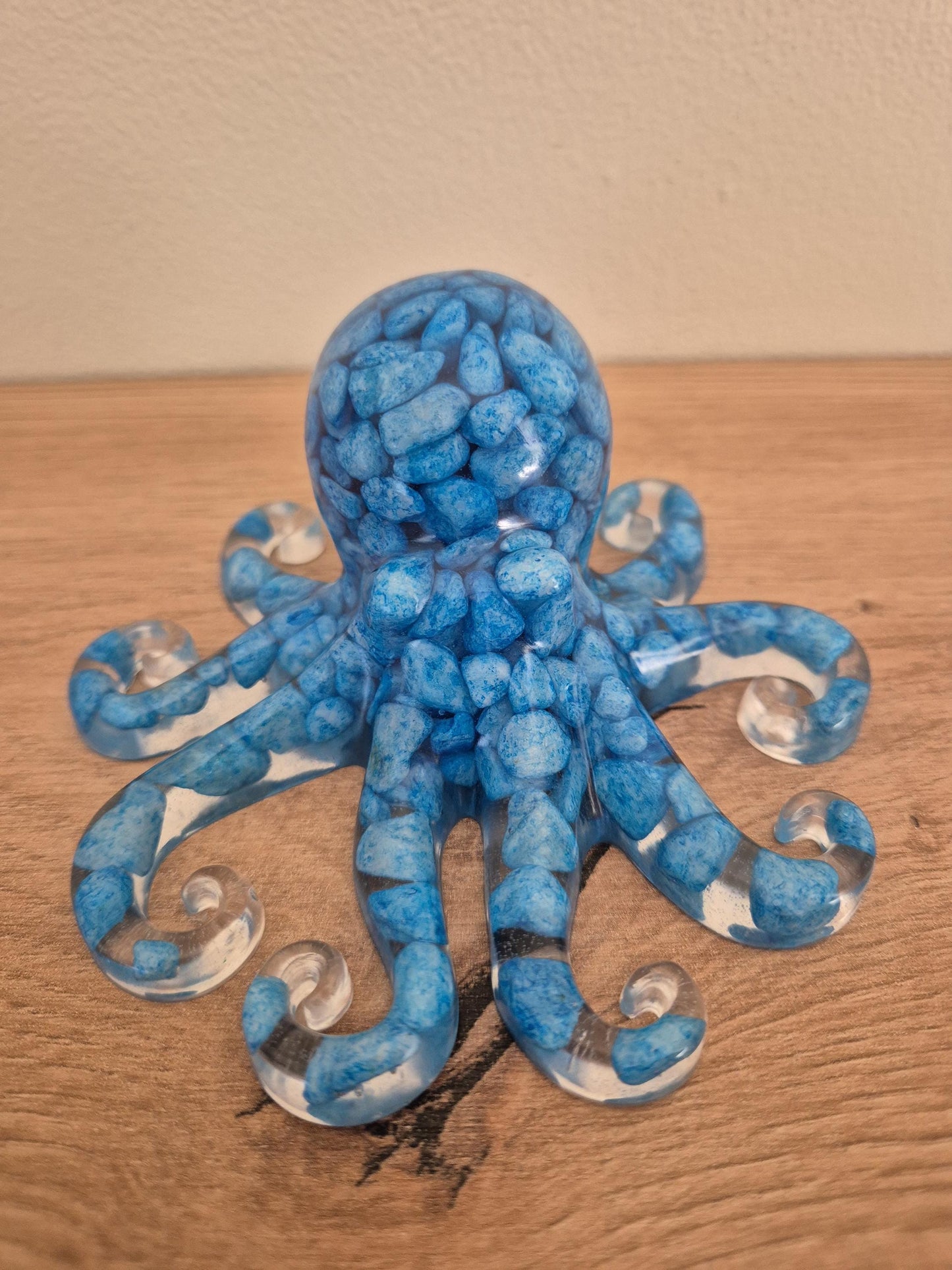 Handmade resin octopus