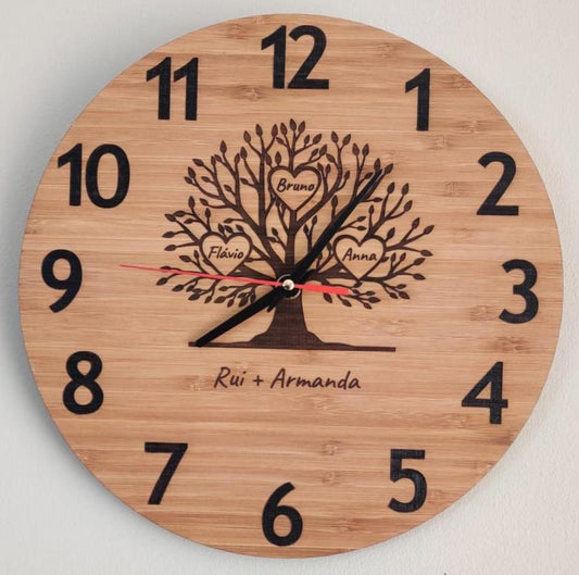 Wall Clock Silent Personalised