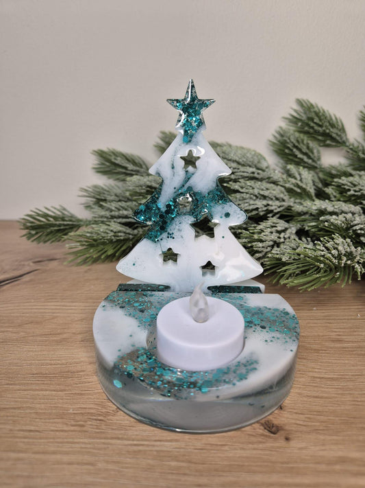 Christmas Tree Tealight holder Decoration