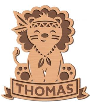 Personalized Kids Laser Cut Sign