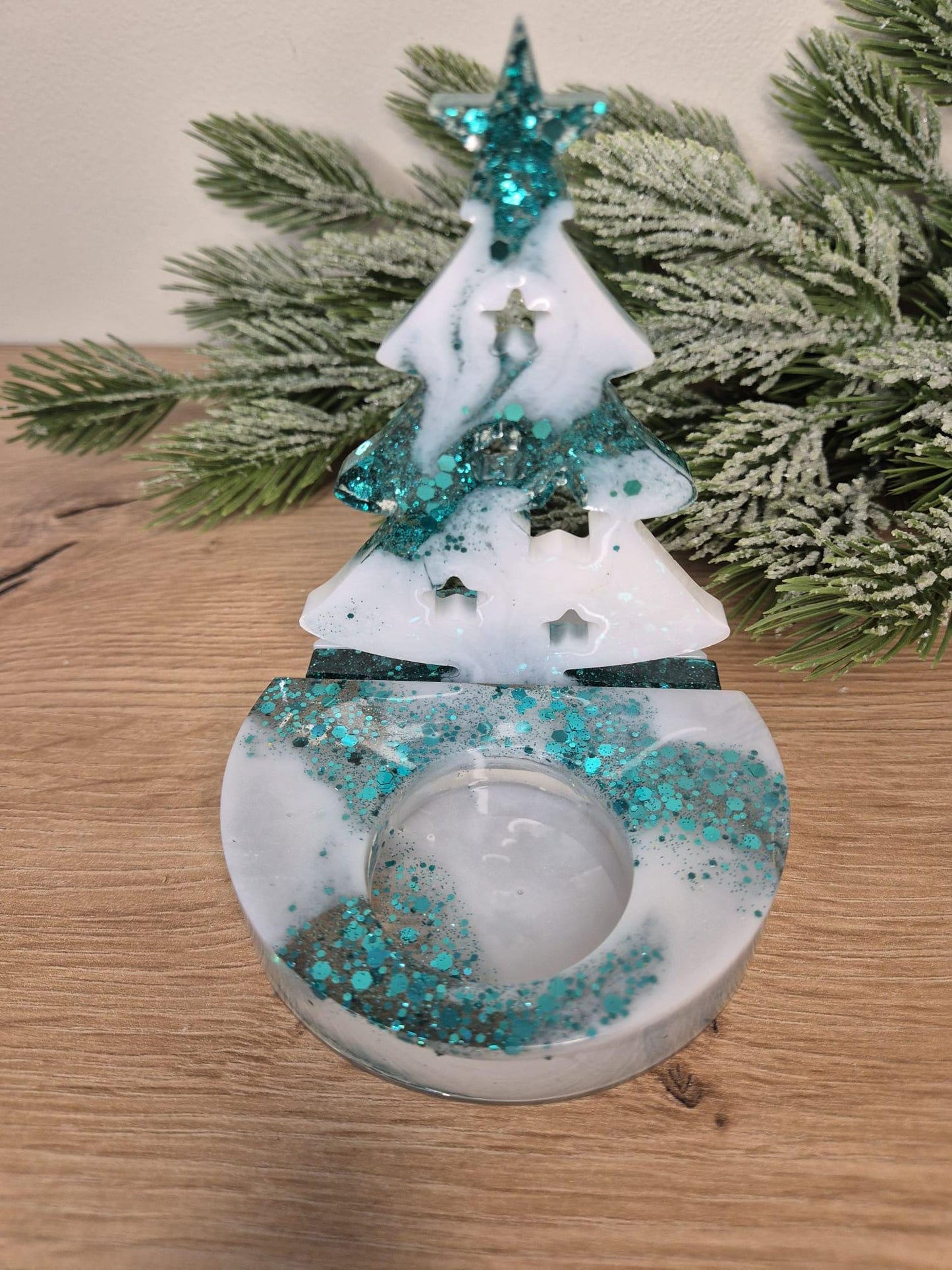 Christmas Tree Tealight holder Decoration