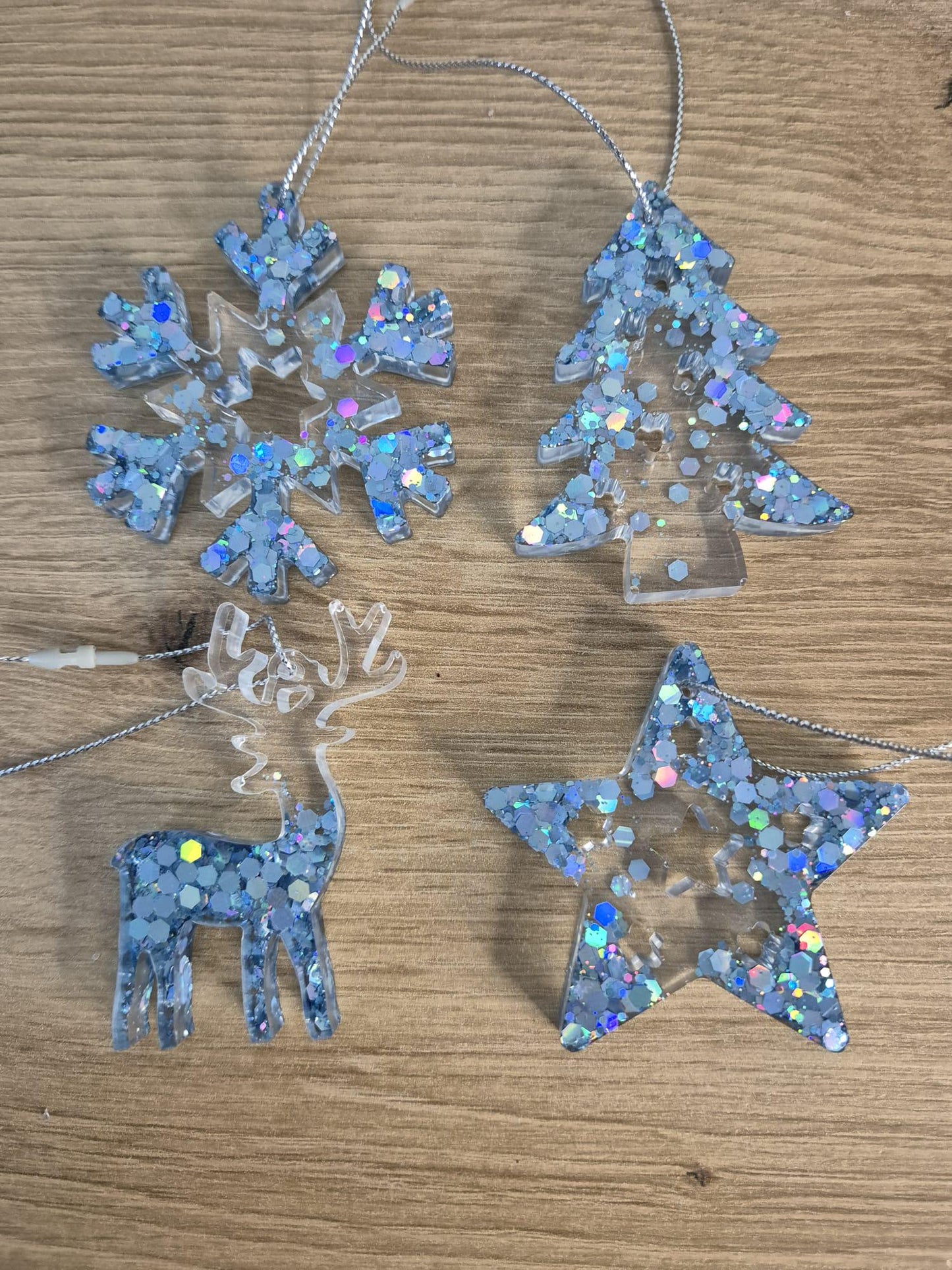 Resin Christmas Tree Set Decoration