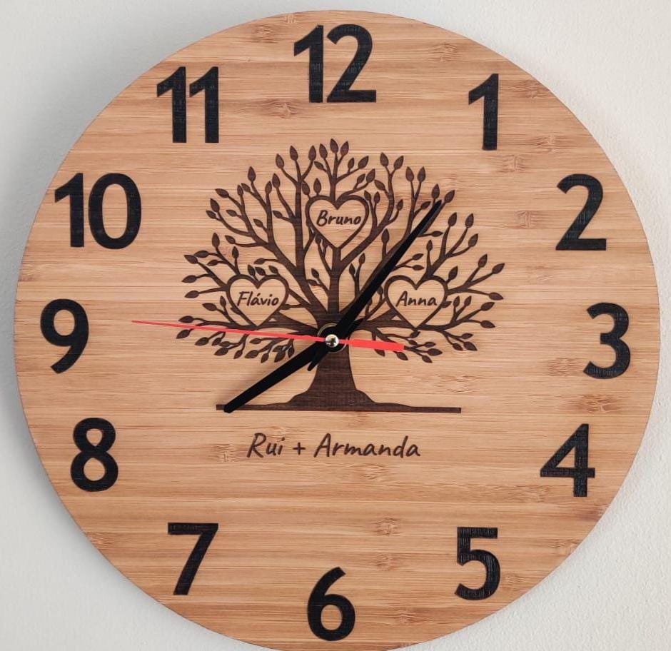 Wall Clock Silent Personalised