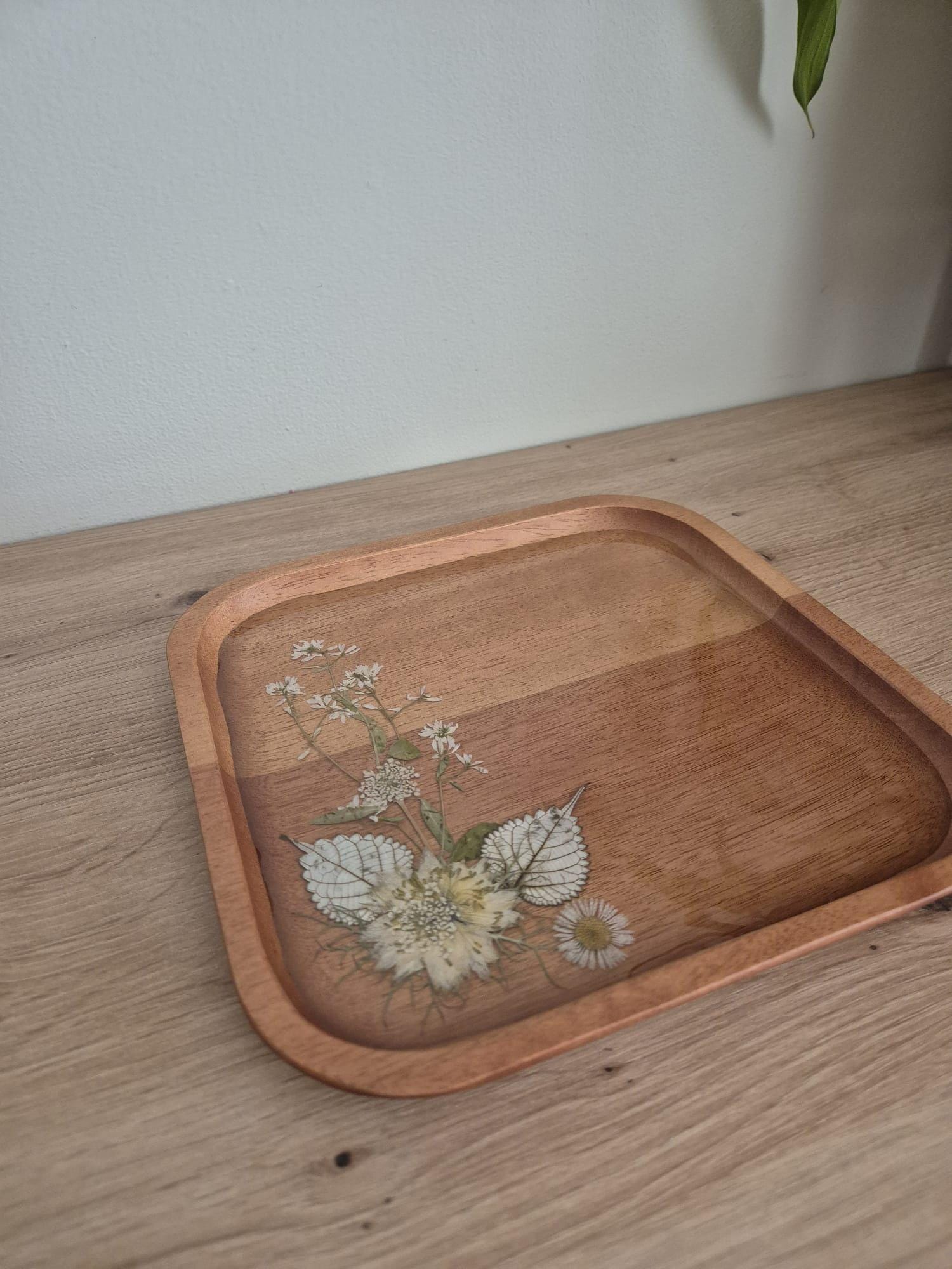Wooden Resin Serving Tray