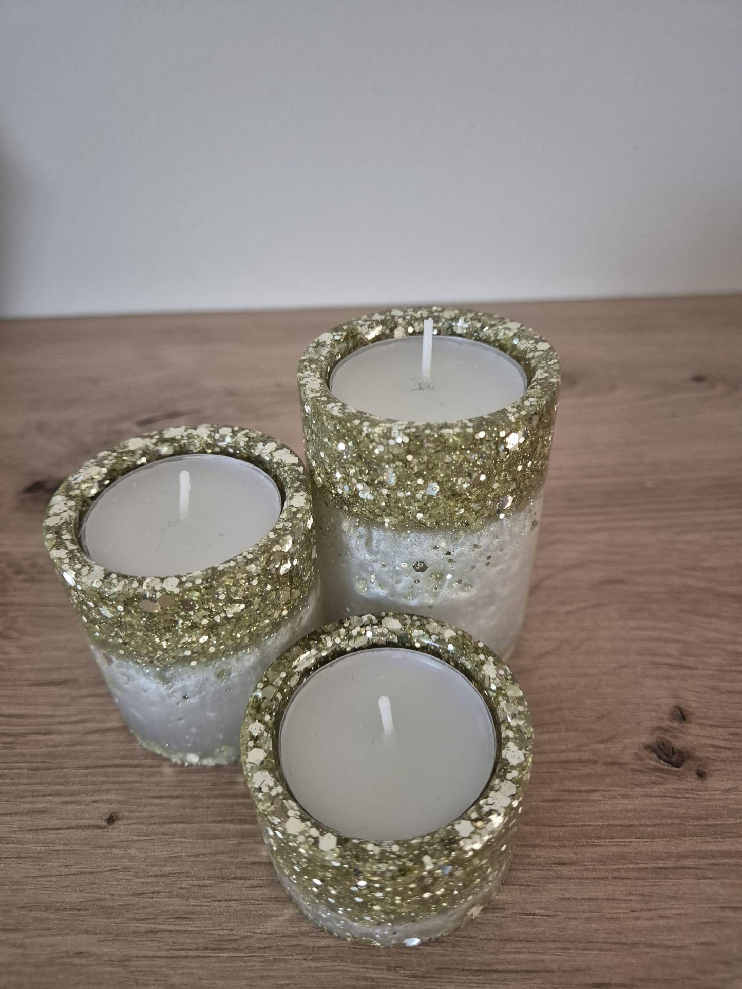 Tealight holder Christmas Set 3 pieces Decoration