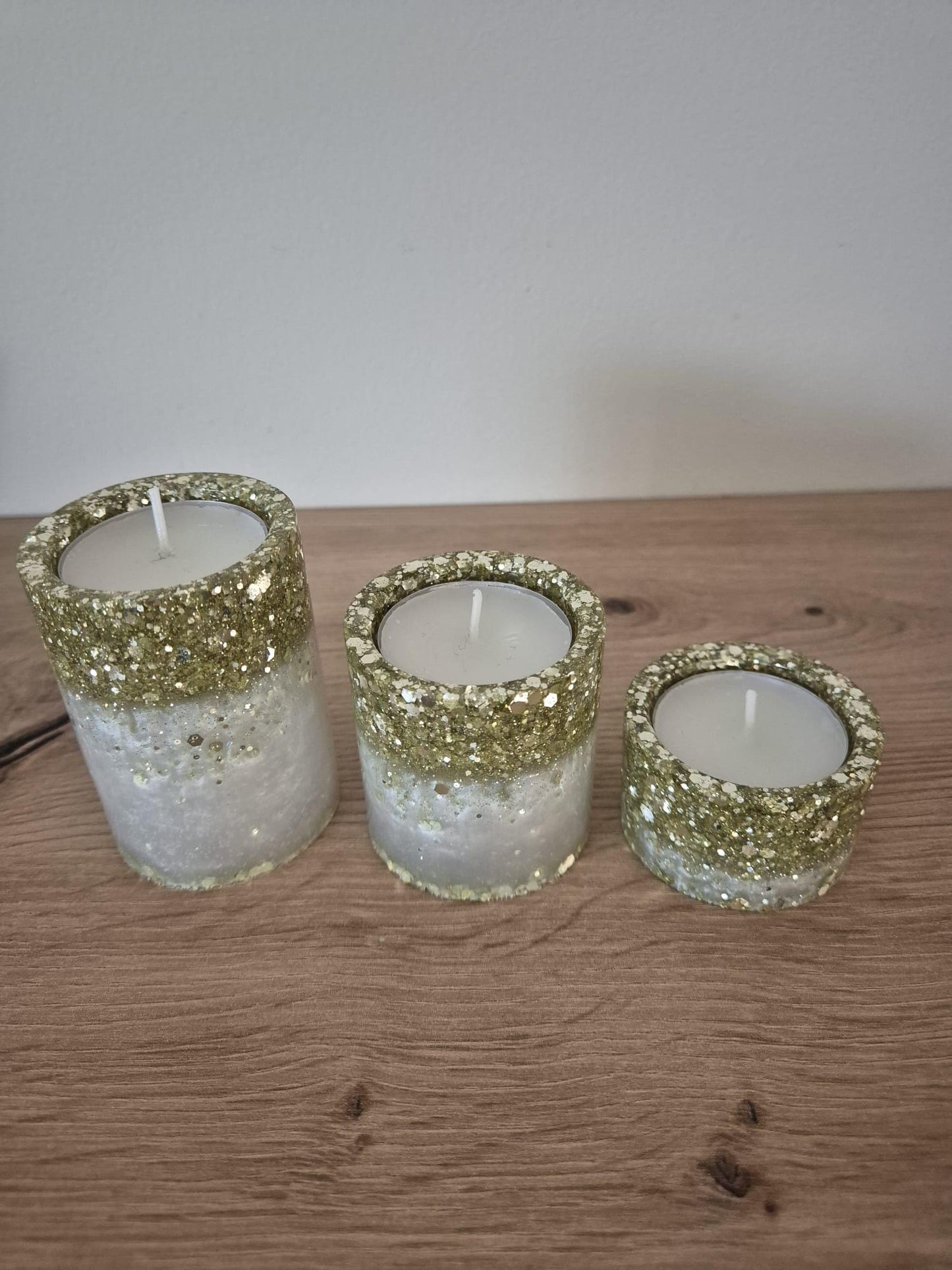 Tealight holder Christmas Set 3 pieces Decoration