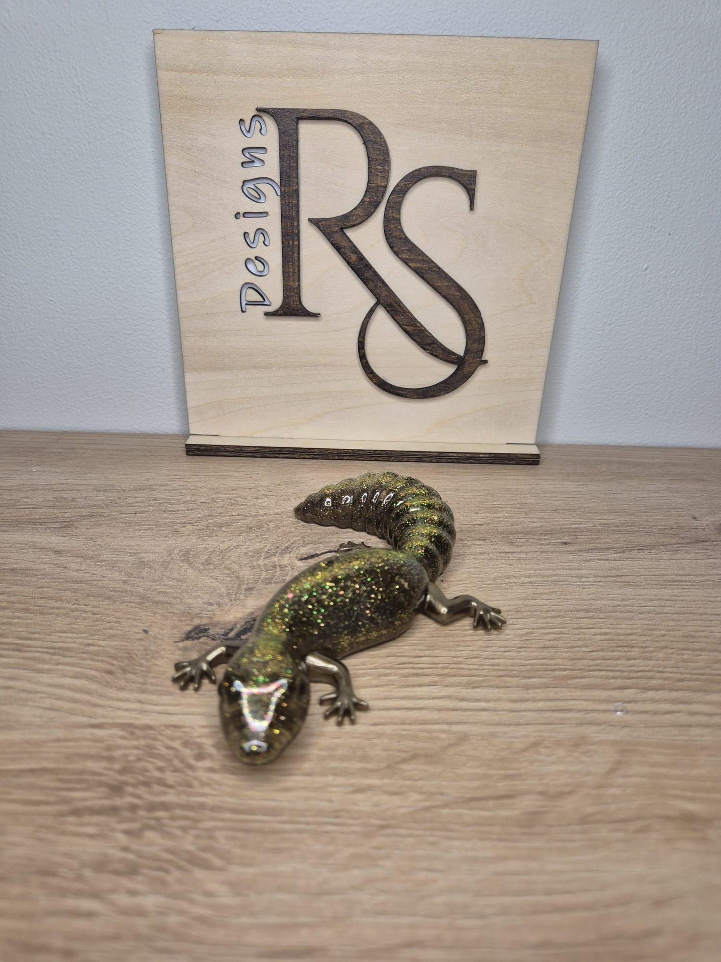 Handmade Gecko Lizard Resin