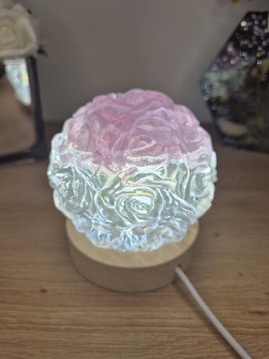 Resin Flower Night Lamp