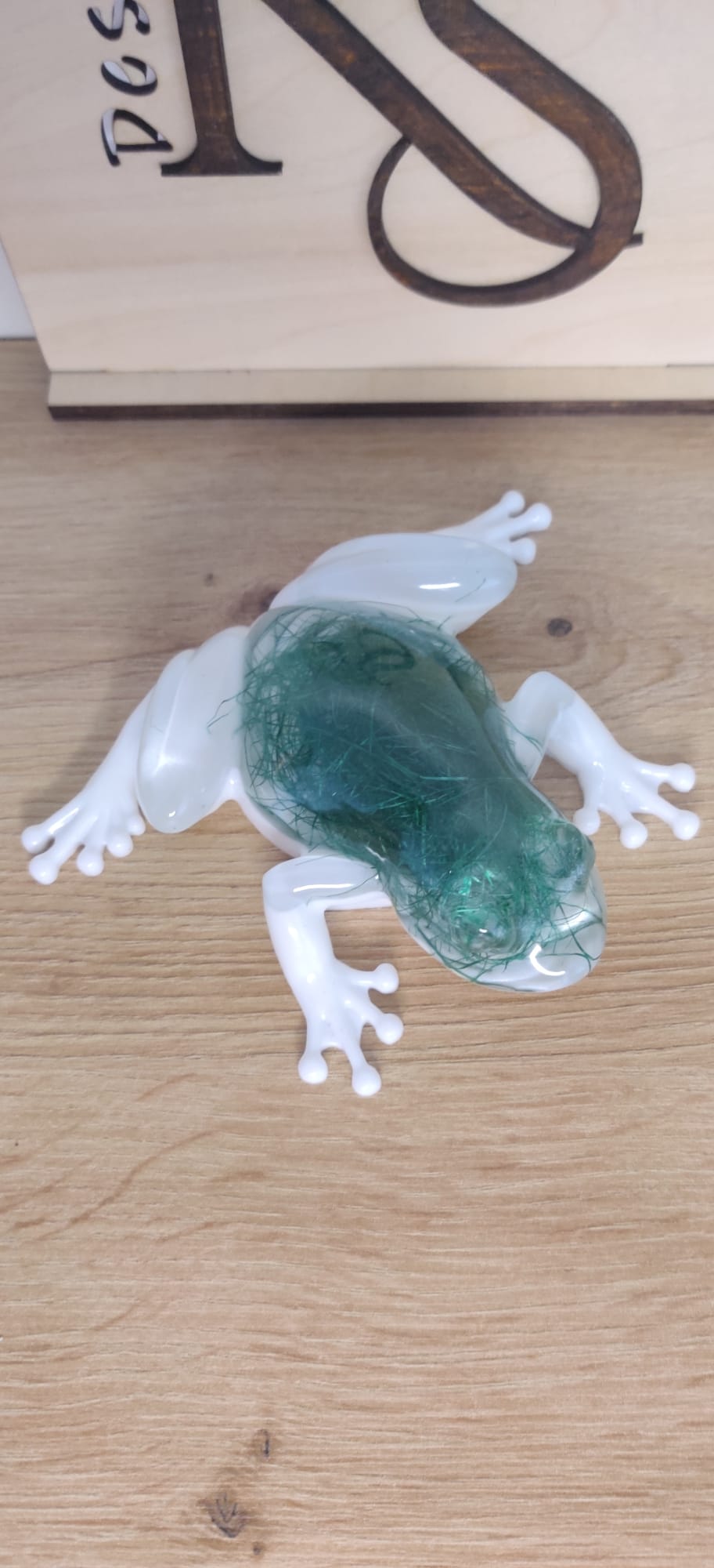 Handmade Resin Frog