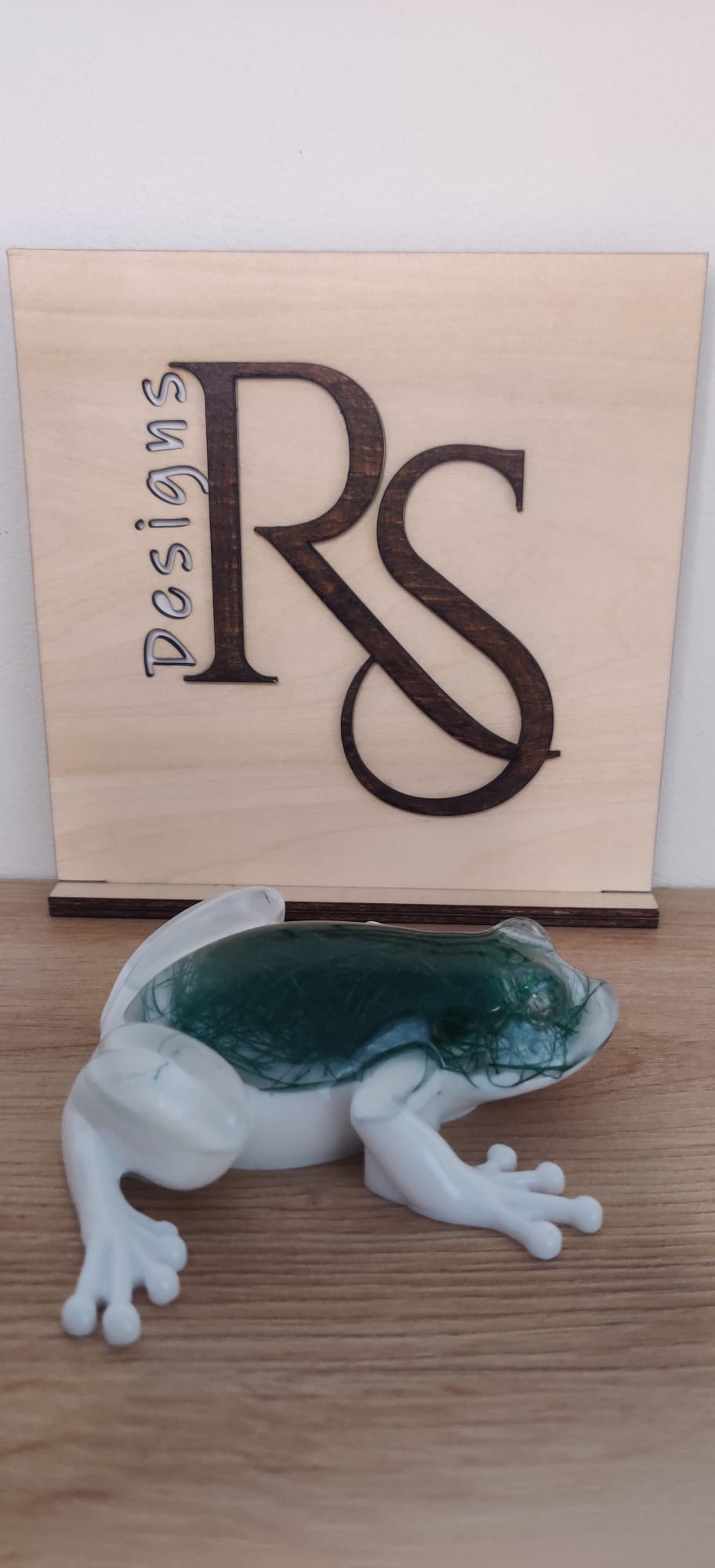 Handmade Resin Frog