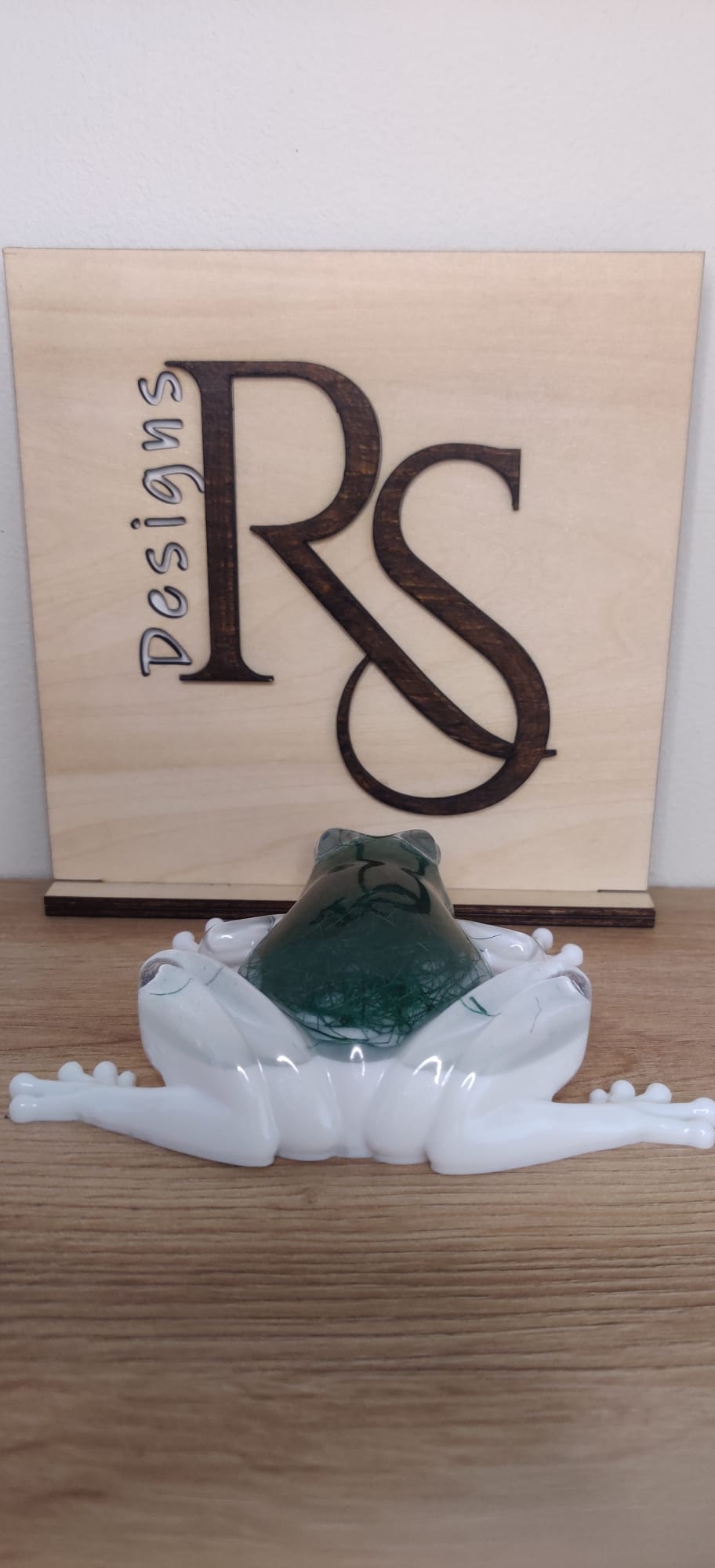 Handmade Resin Frog