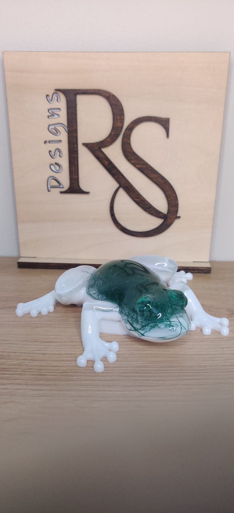 Handmade Resin Frog