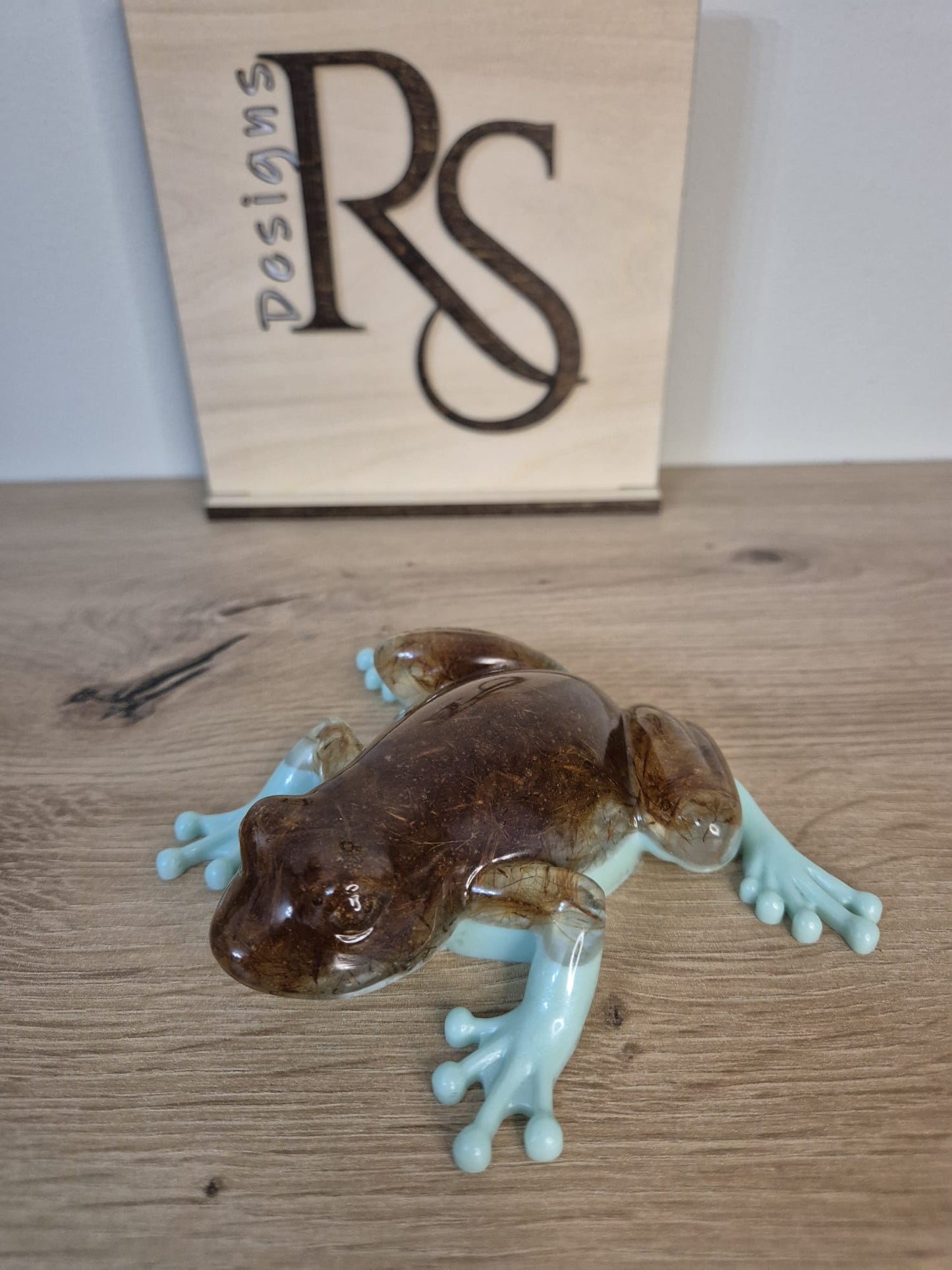 Handmade Resin Frog