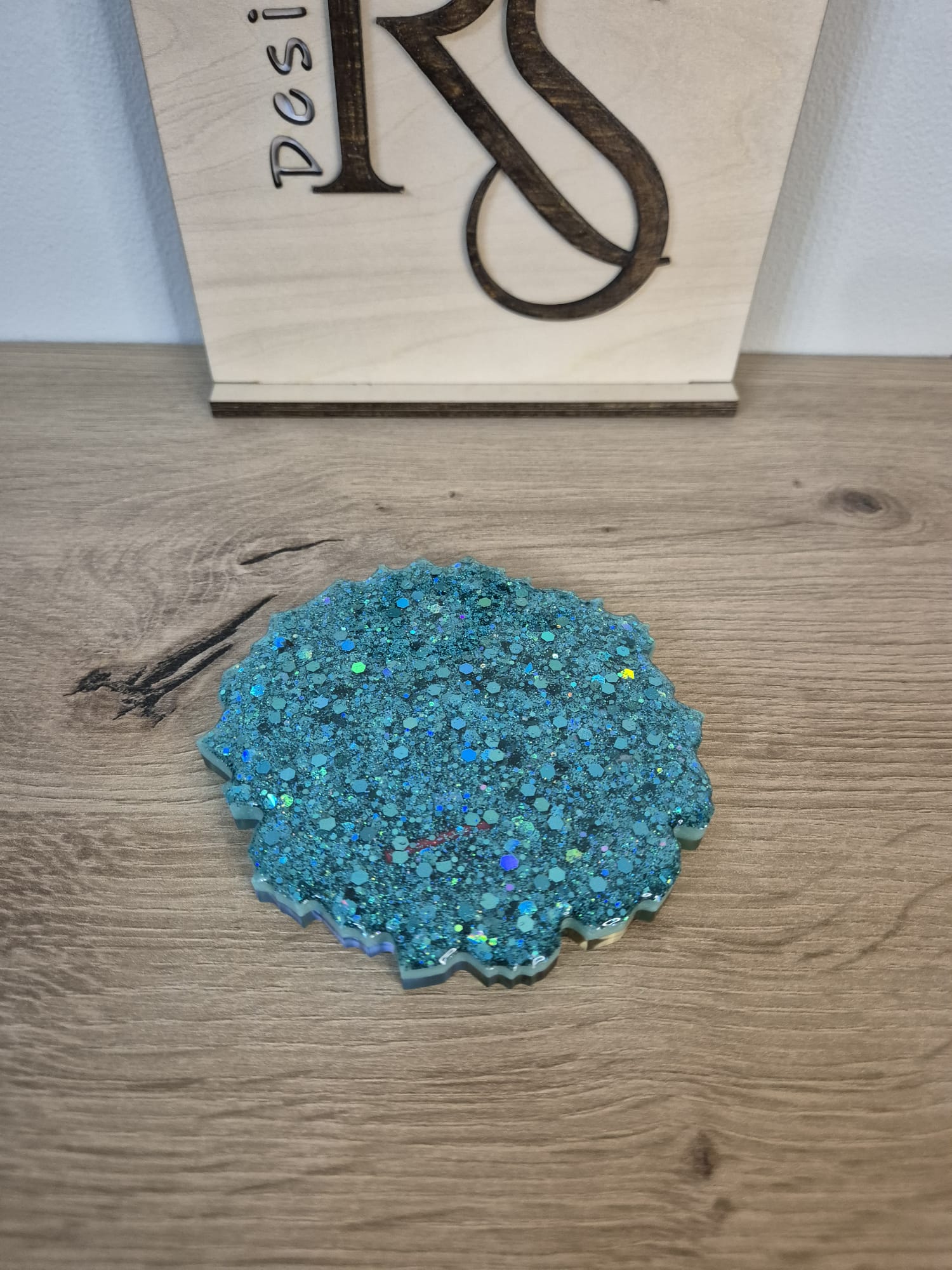Resin coaster school themed