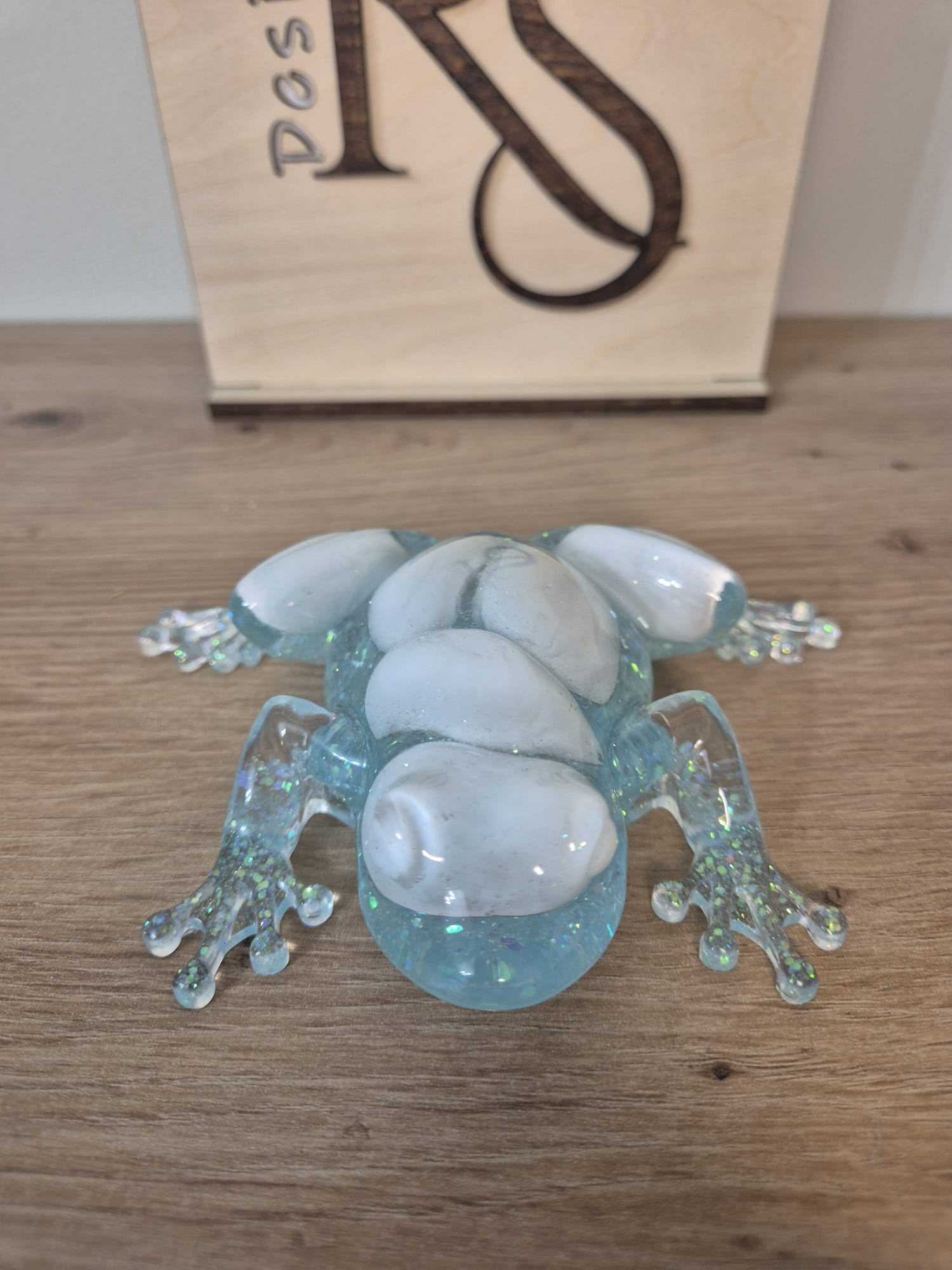 Handmade Resin Frog