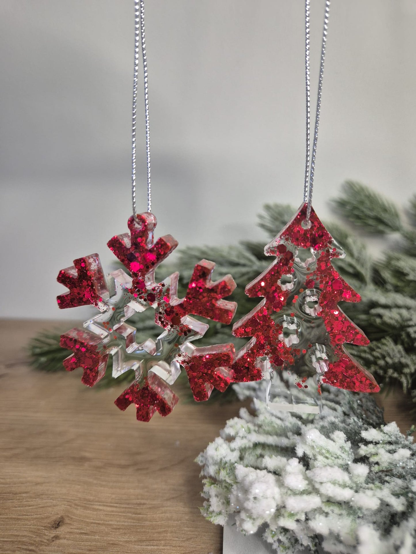 Resin Christmas Tree Set Decoration