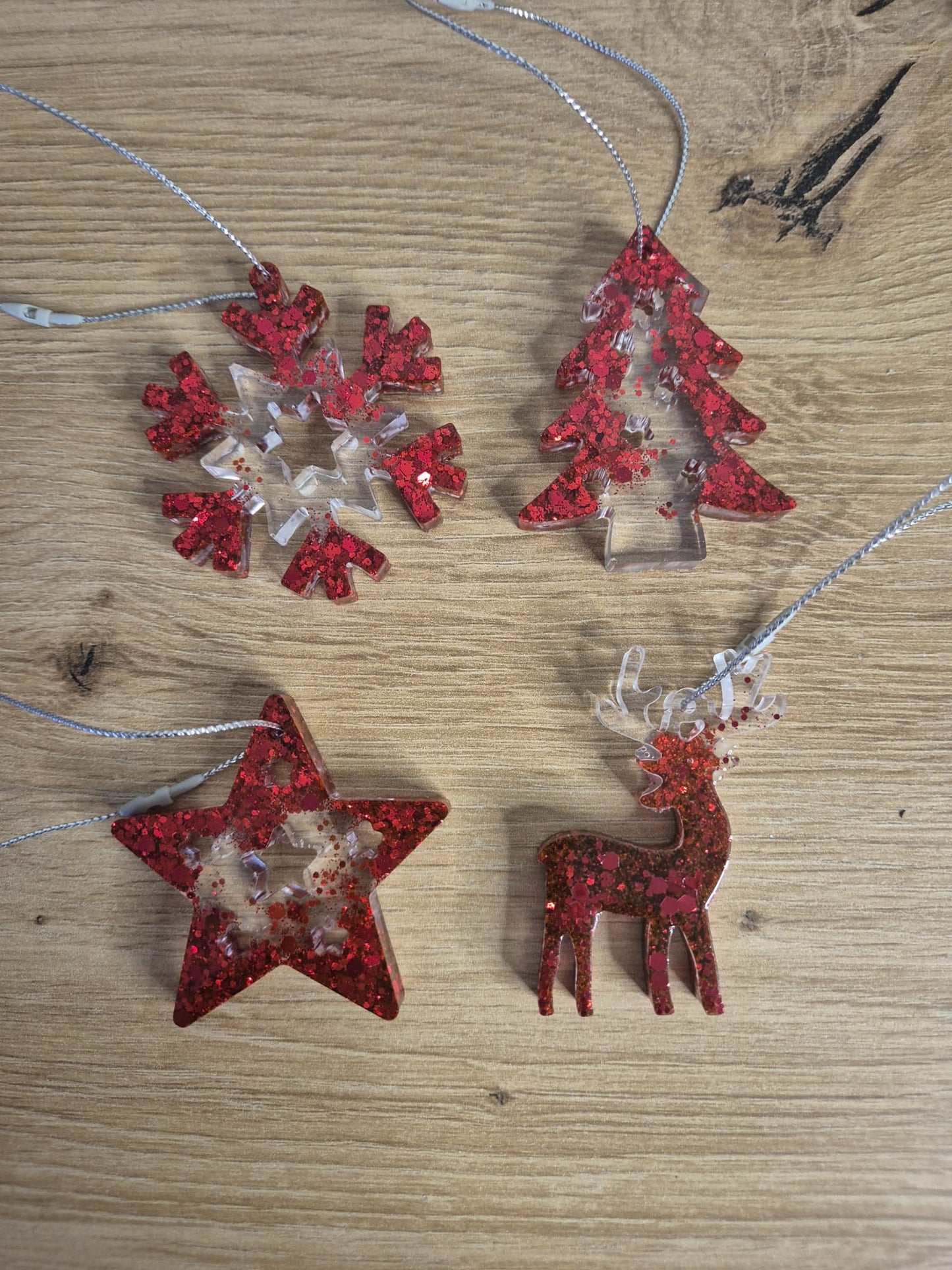 Resin Christmas Tree Set Decoration