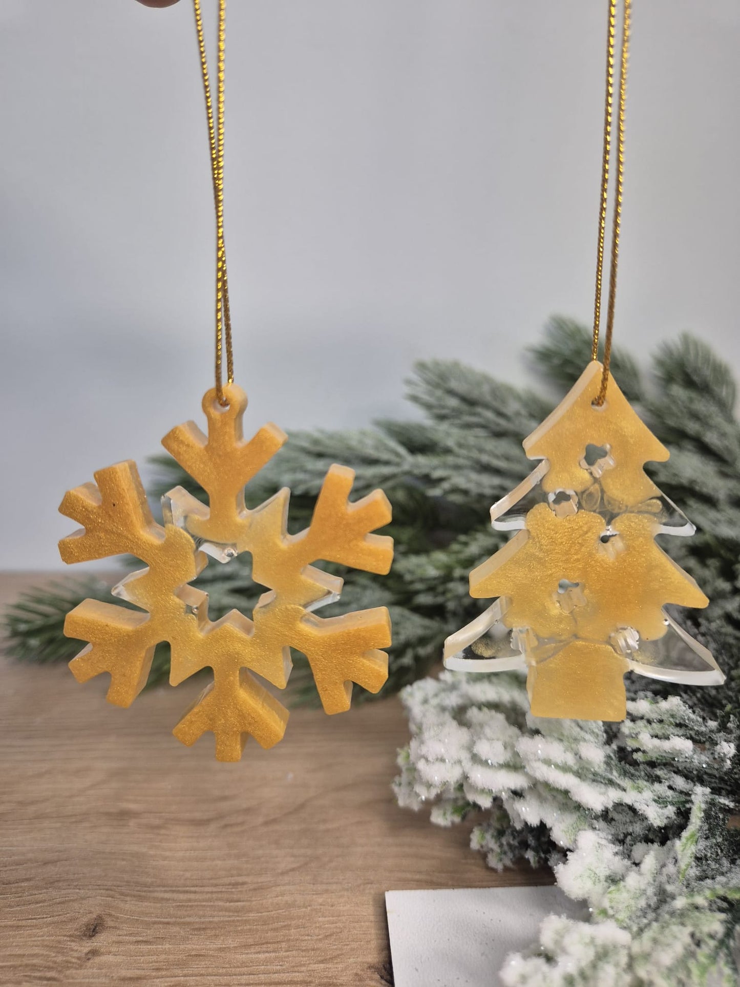 Resin Christmas Tree Set Decoration
