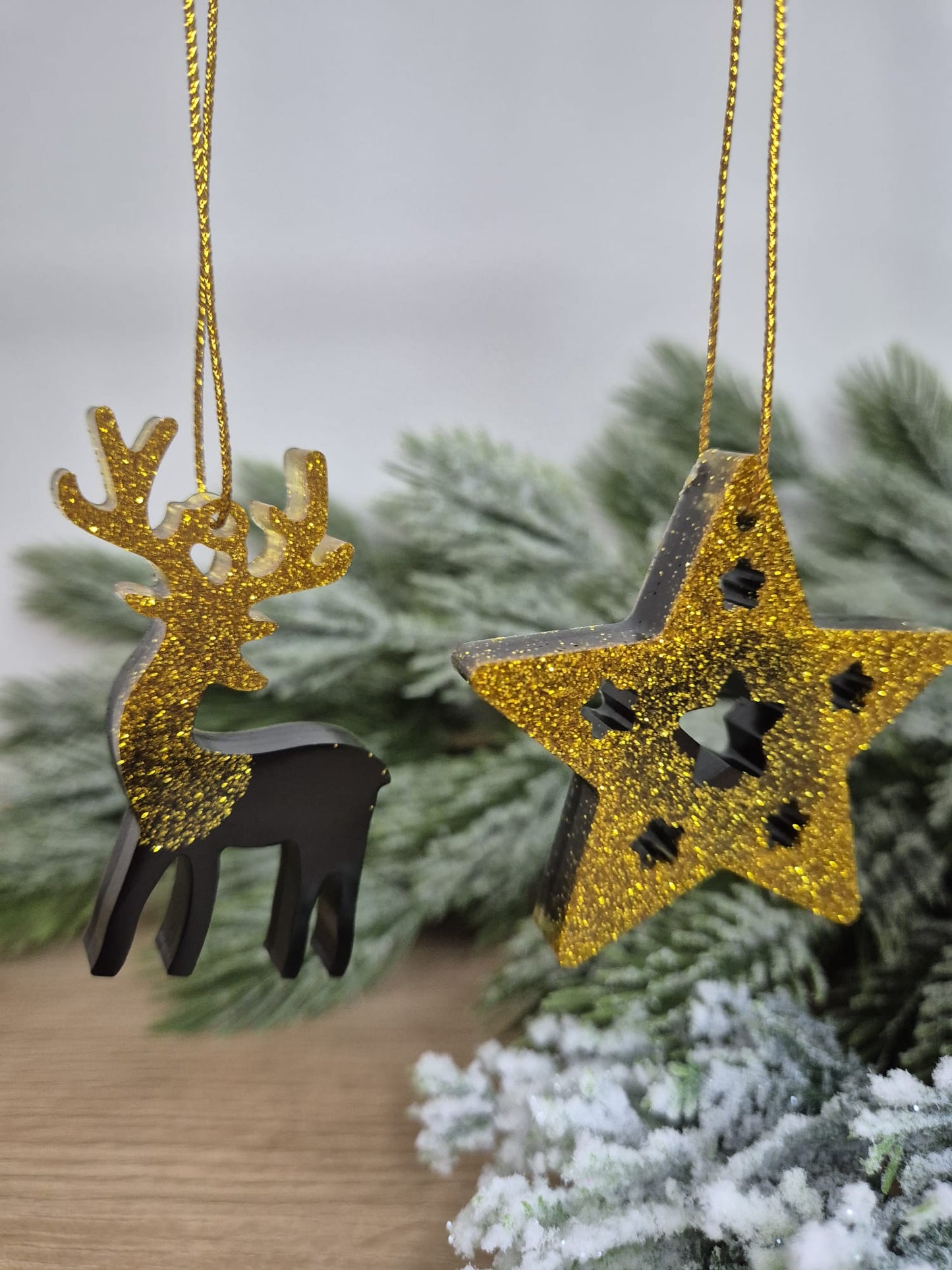 Resin Christmas Tree Set Decoration