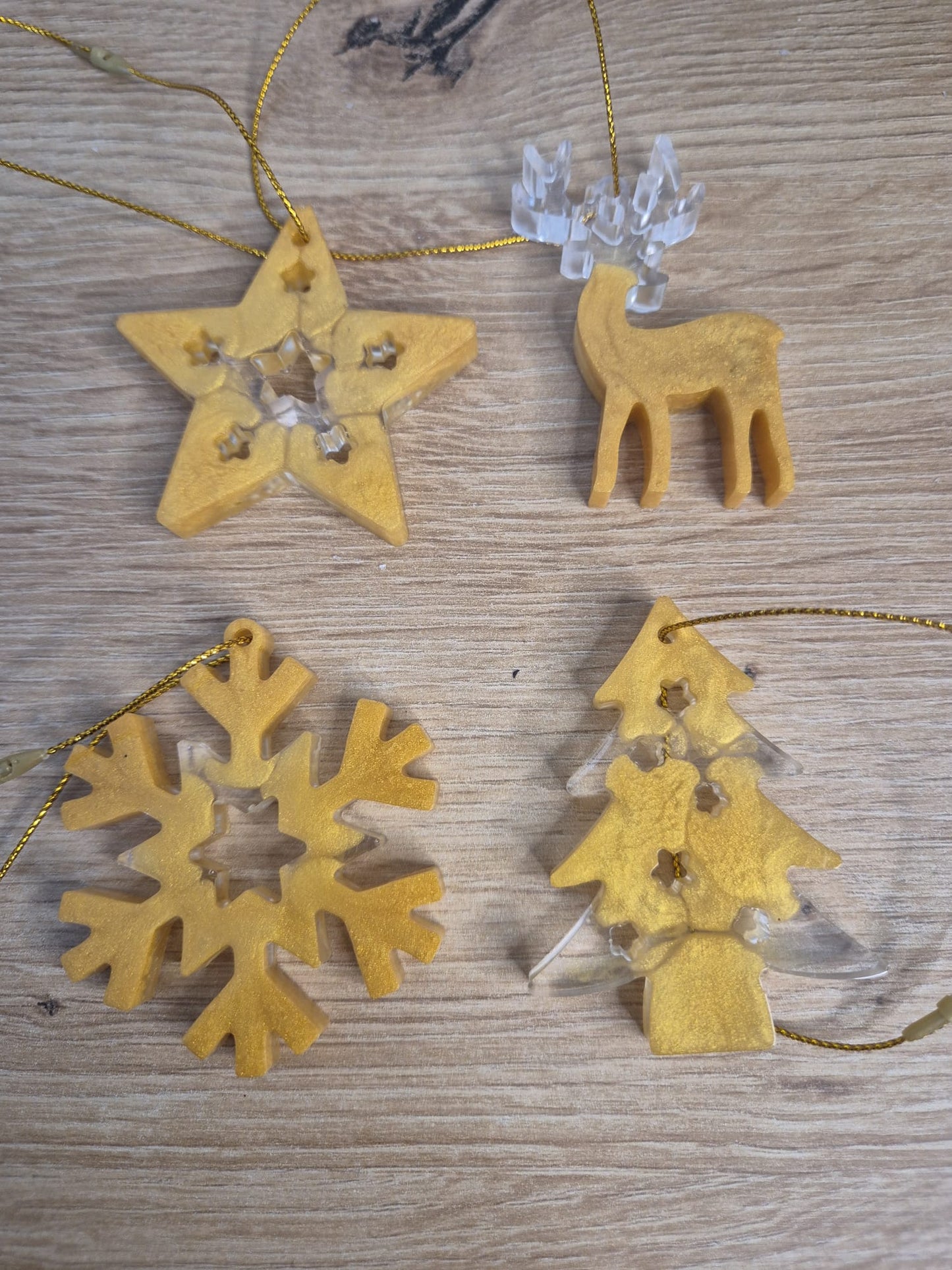 Resin Christmas Tree Set Decoration