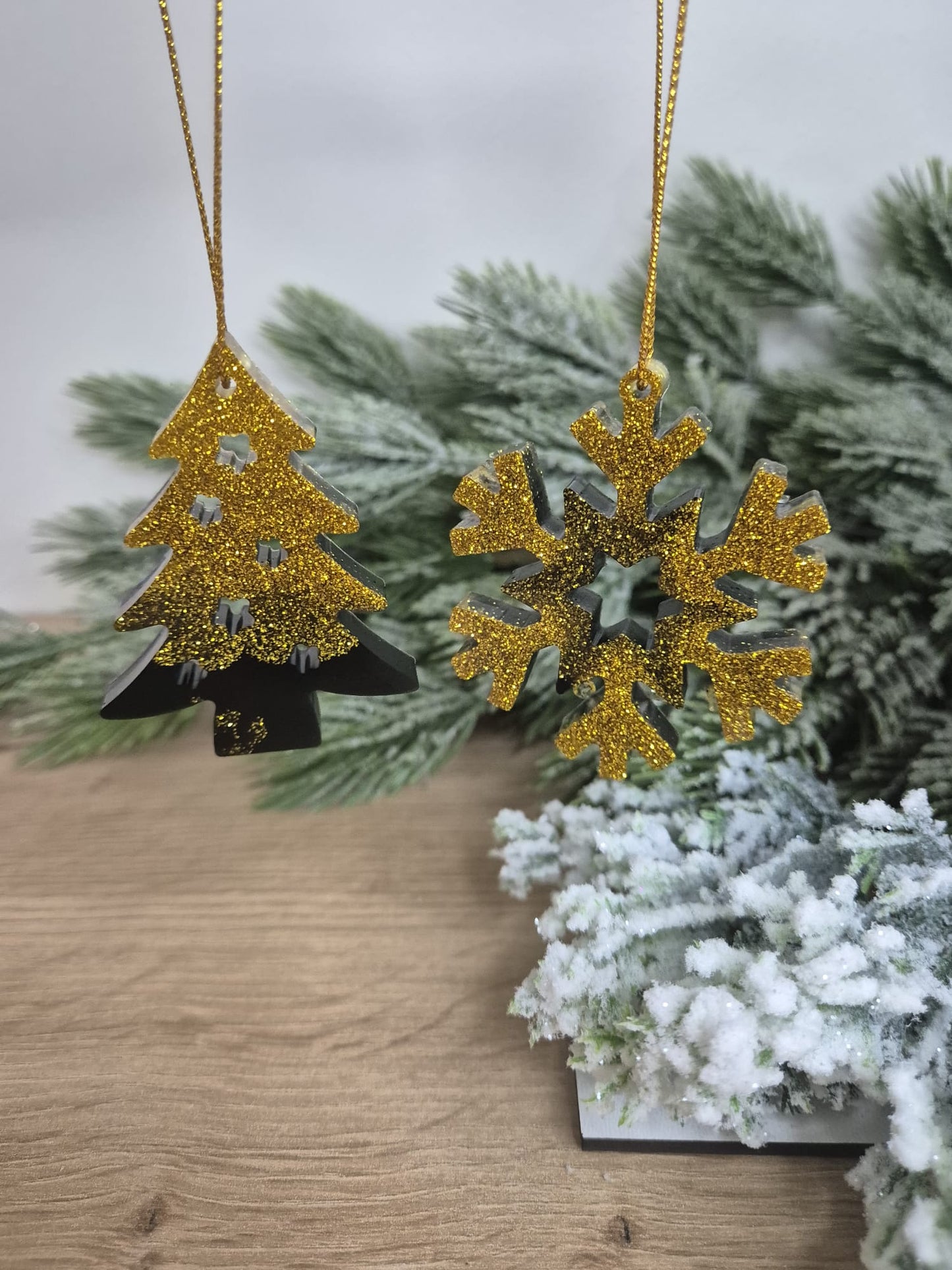 Resin Christmas Tree Set Decoration