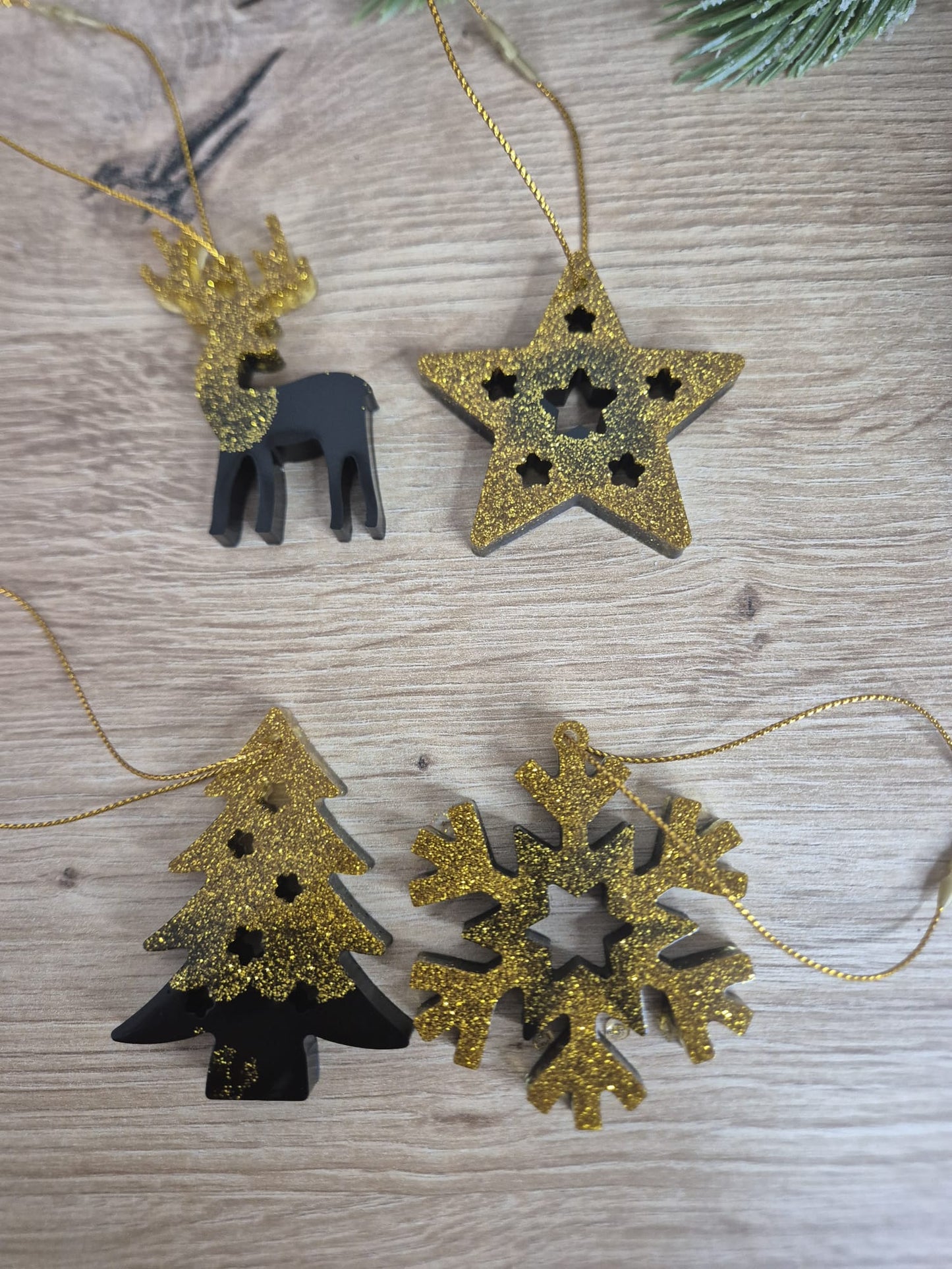 Resin Christmas Tree Set Decoration