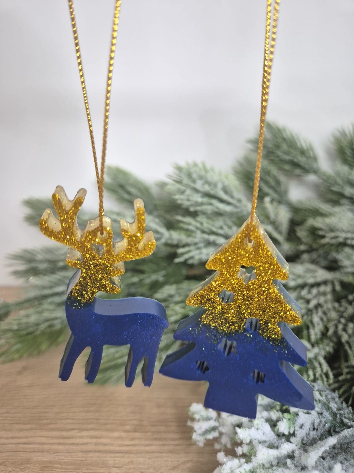 Resin Christmas Tree Set Decoration