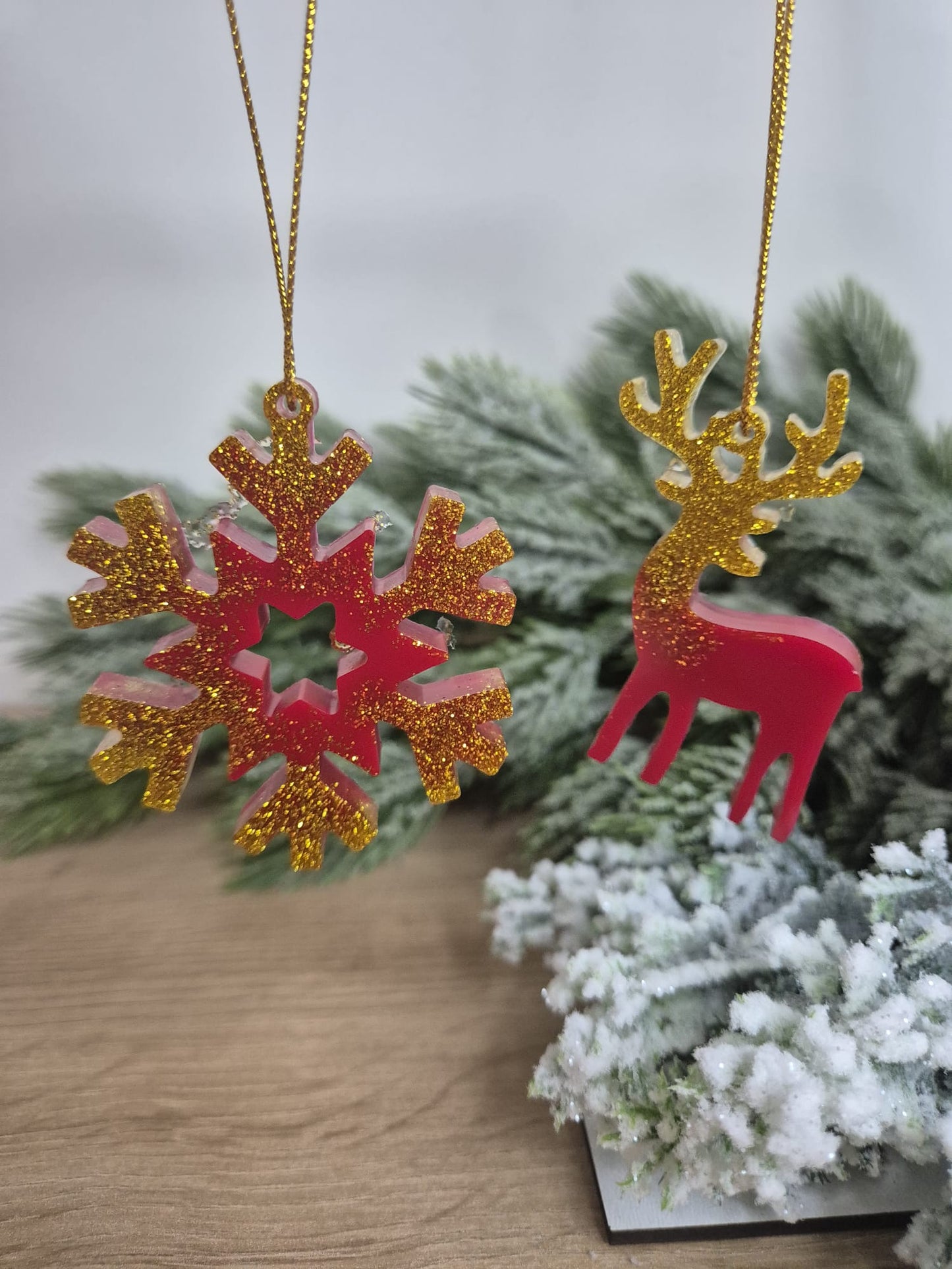 Resin Christmas Tree Set Decoration