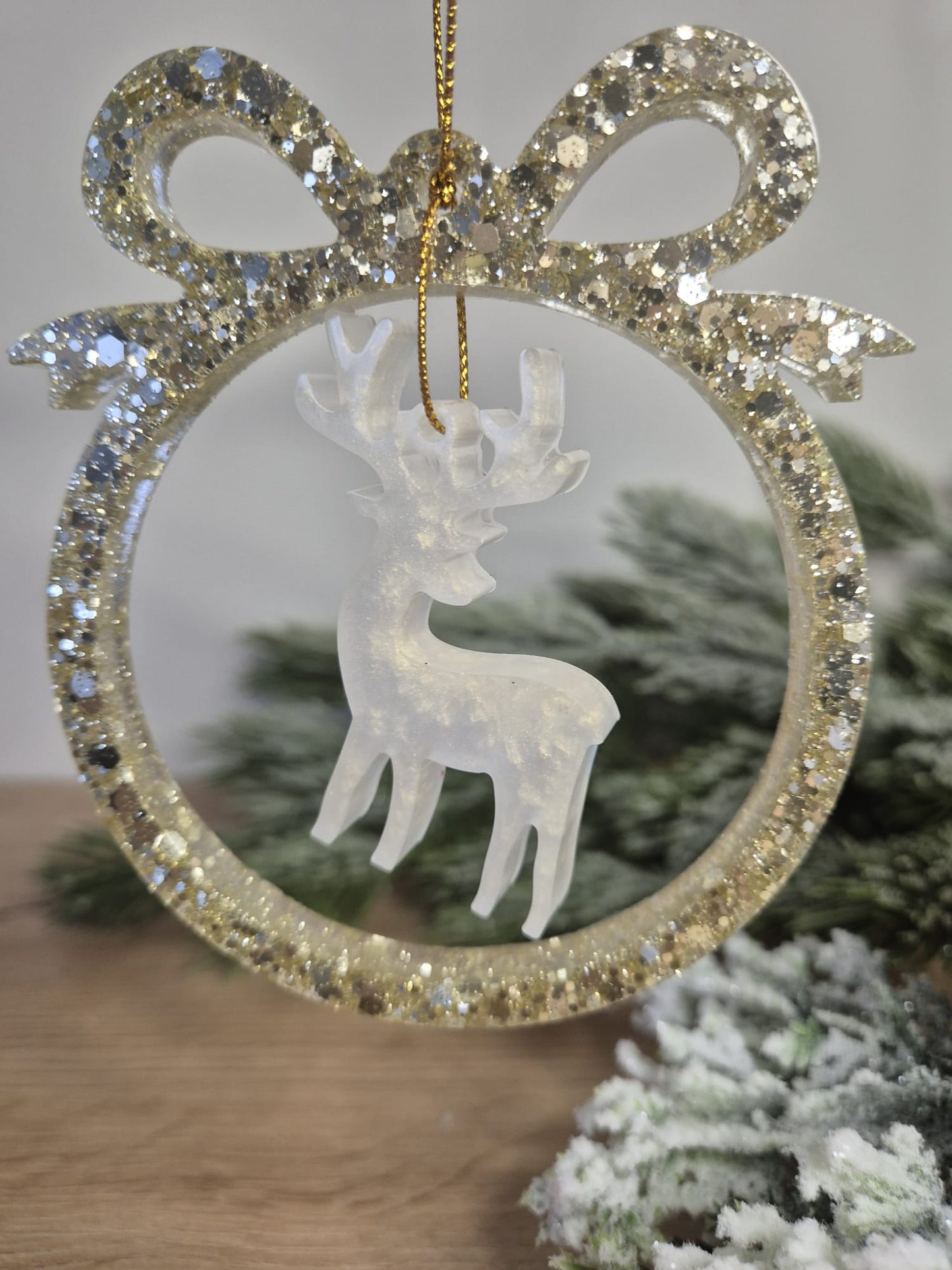 Handmade Resin Christmas Tree Decoration