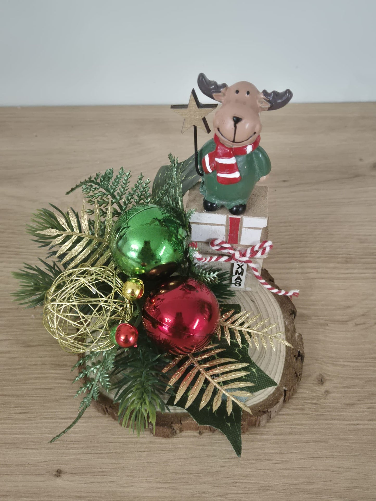 Handmade Small Christmas centrepiece decorations