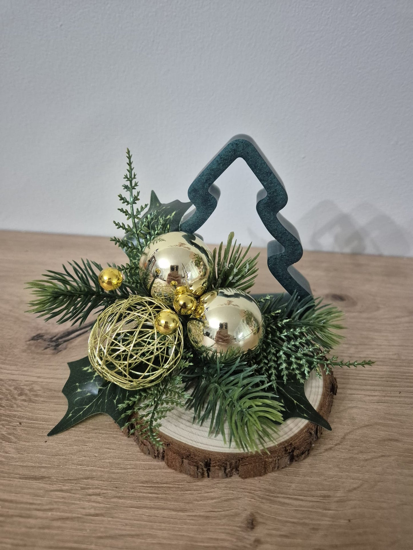 Handmade Small Christmas centrepiece decorations