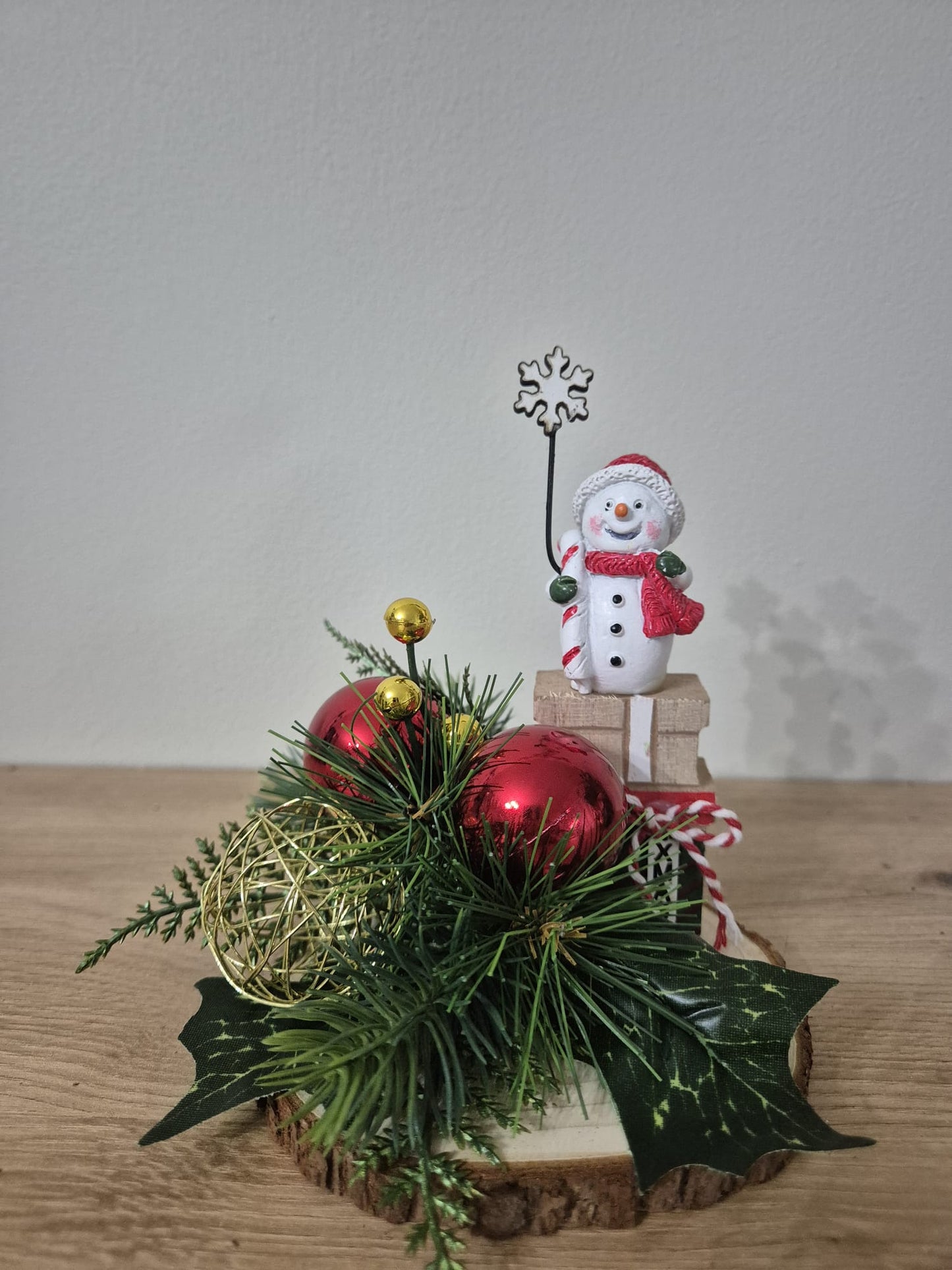 Handmade Small Christmas centrepiece decorations